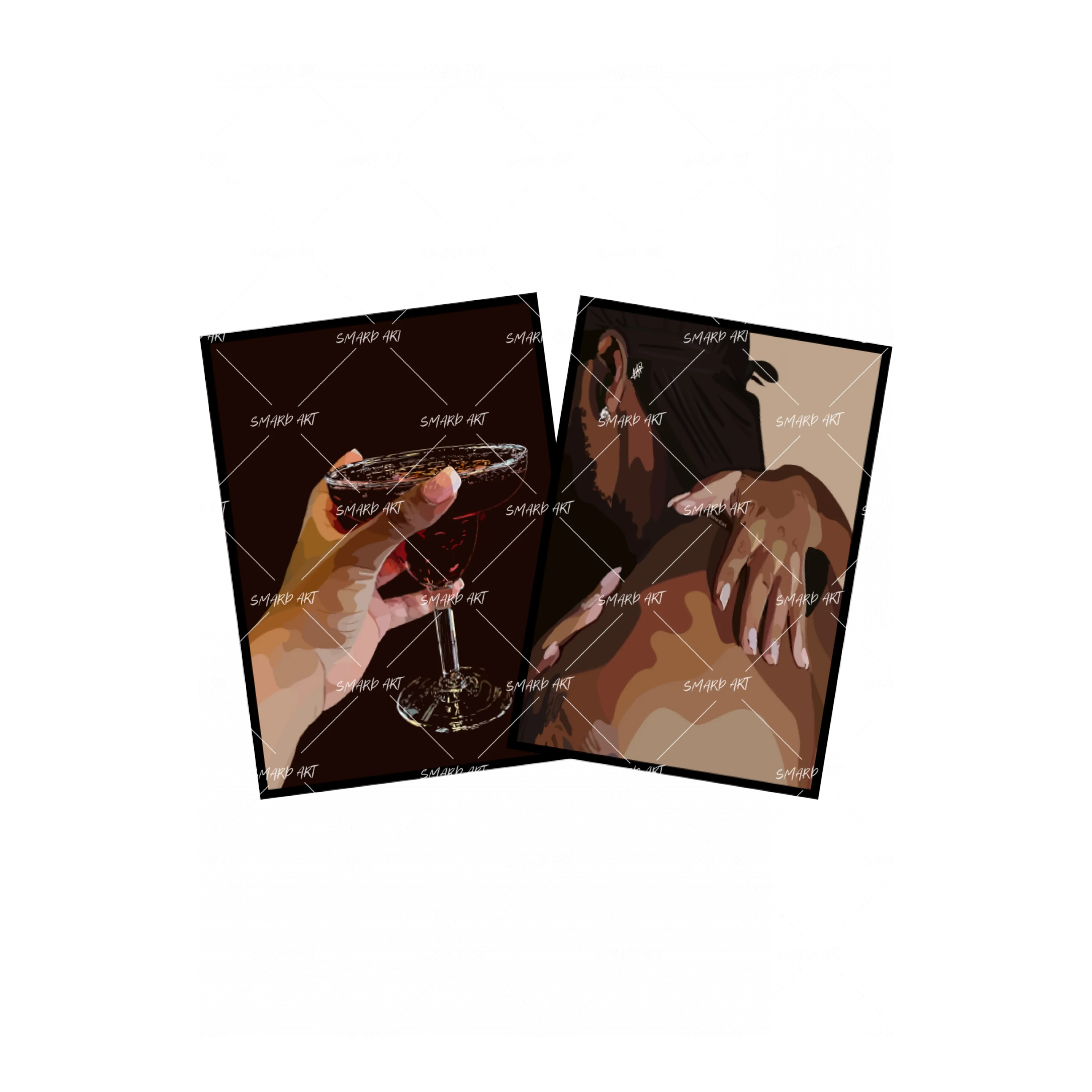 Art Print Bundle : Cocktail Please + Touch II