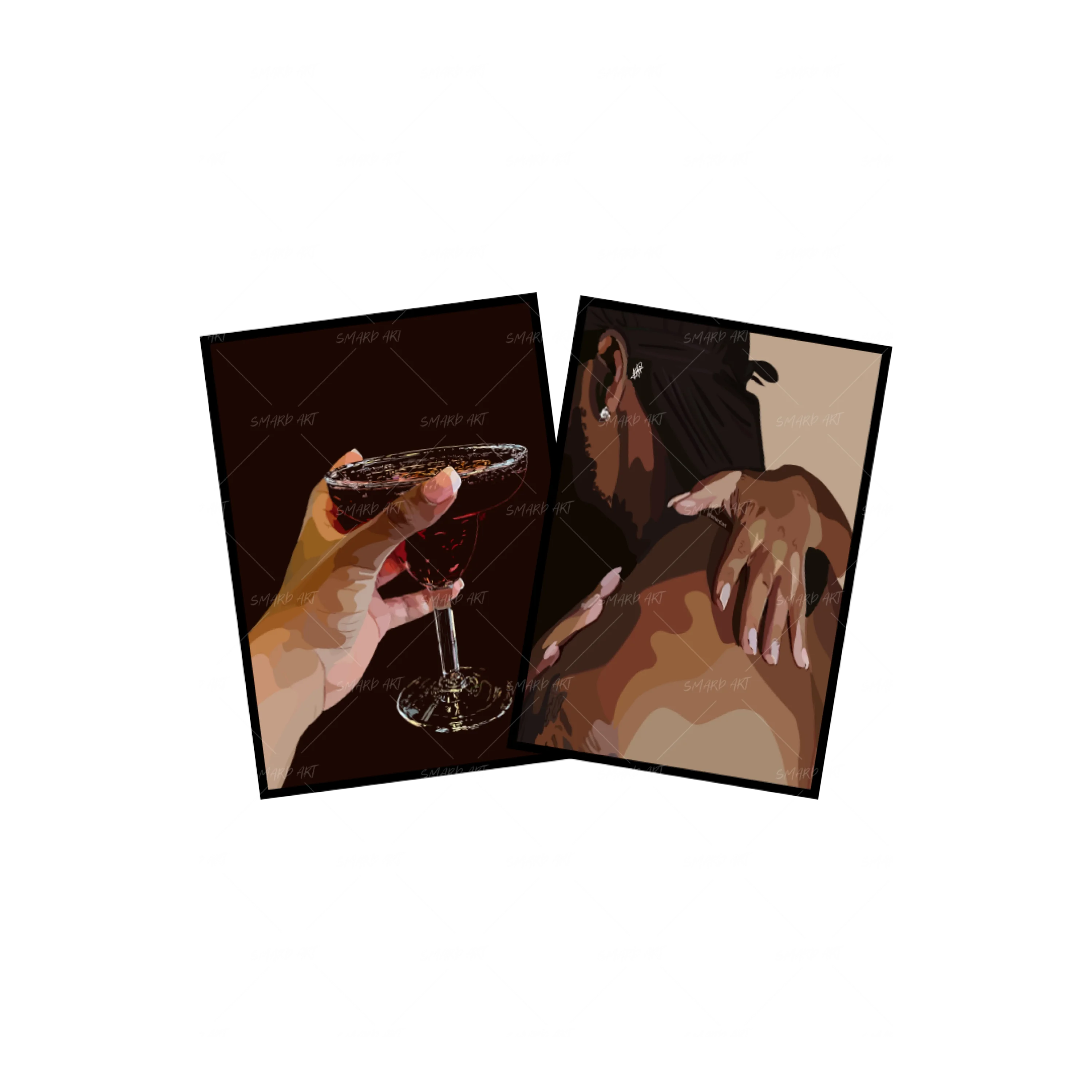 Art Print Bundle : Cocktail Please + Touch II