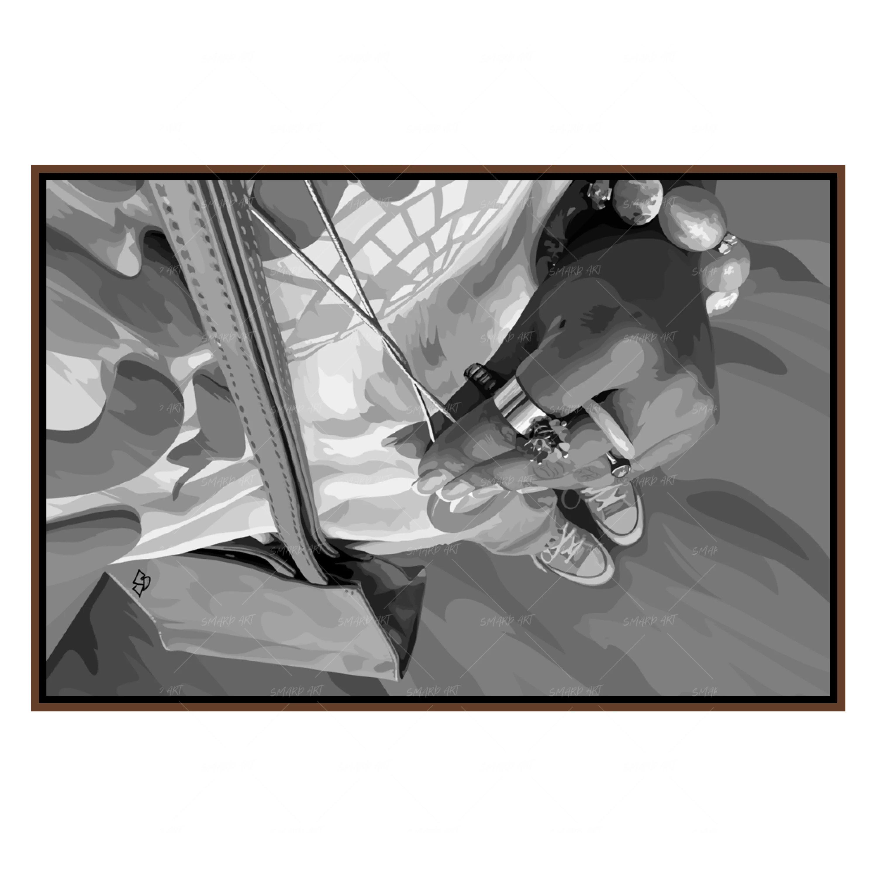 Colourful Jewels II B&W-Smard