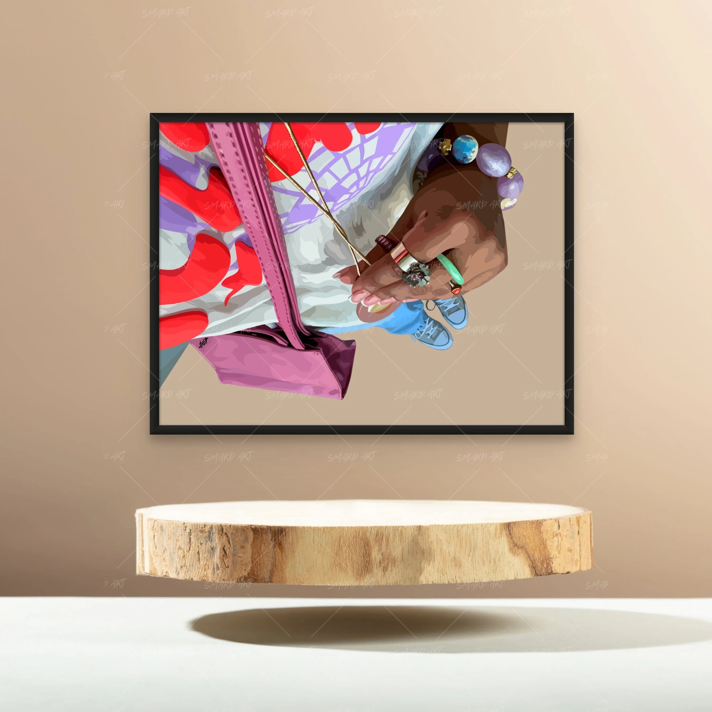 Colourful Jewels II (Plain Background)-Smard