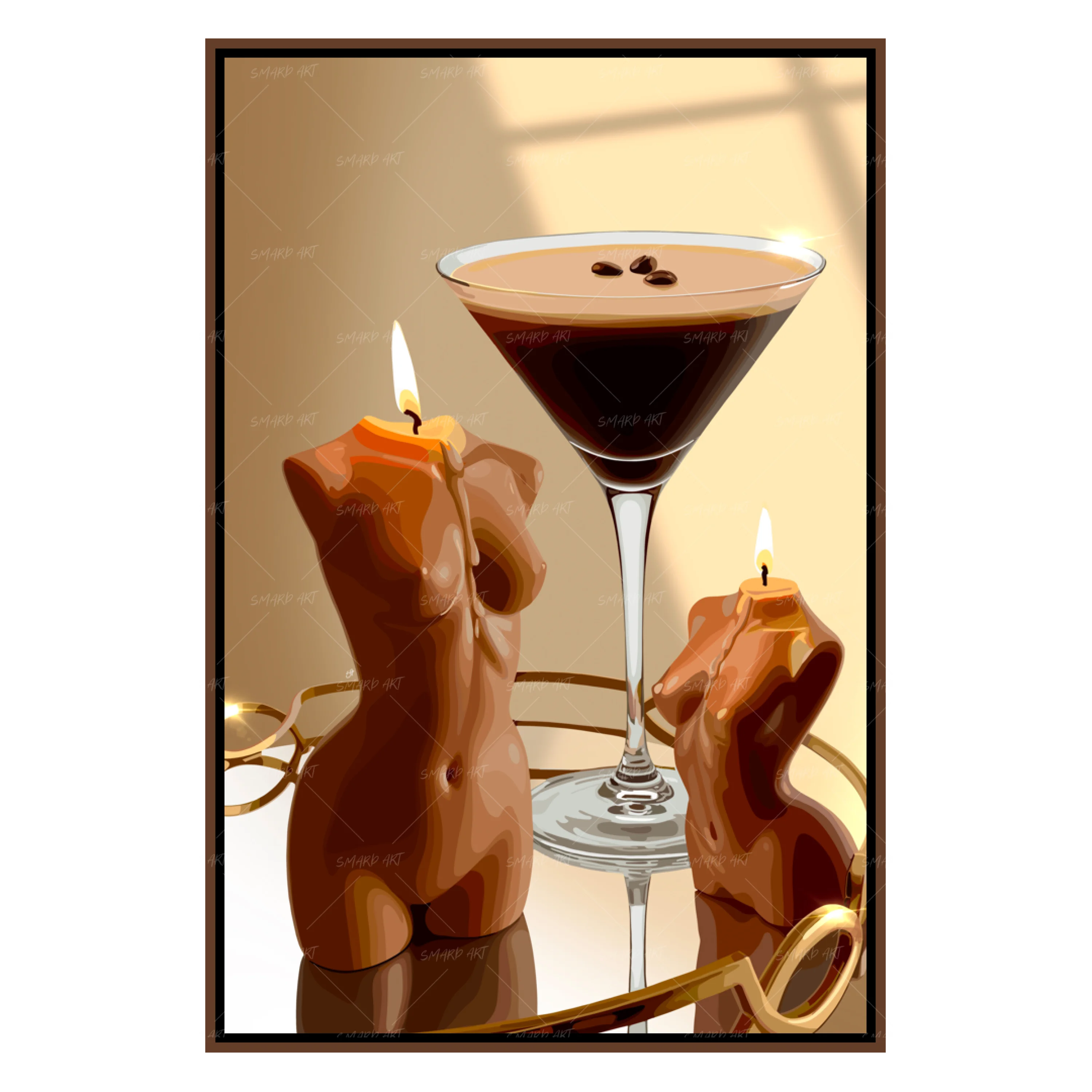 Dark Roast Soft Curves-Smard