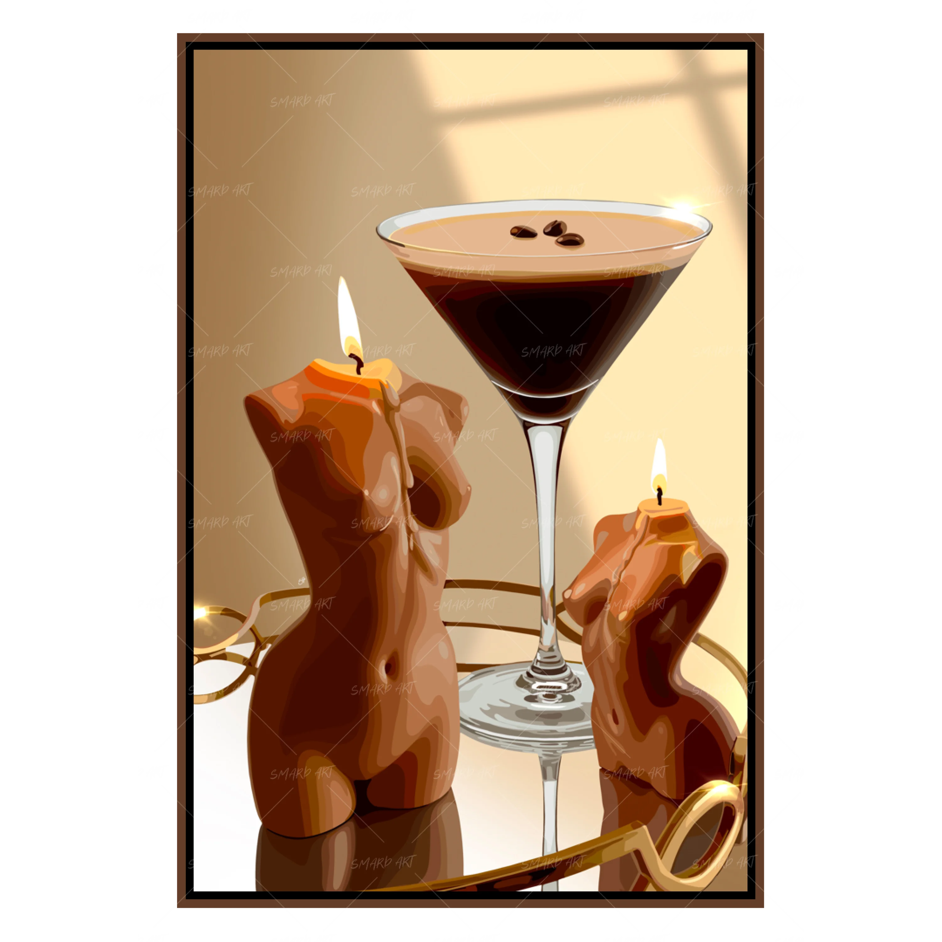 Dark Roast Soft Curves-Smard