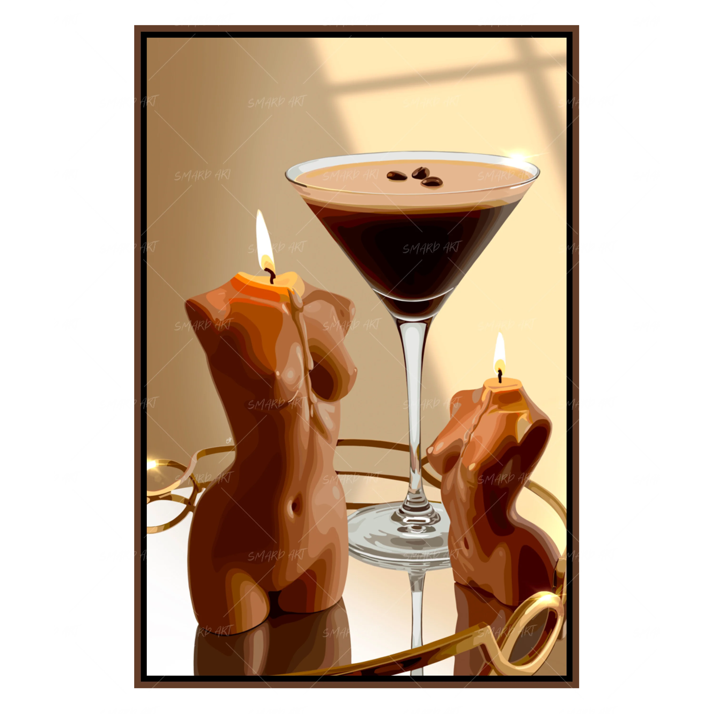 Dark Roast Soft Curves-Smard