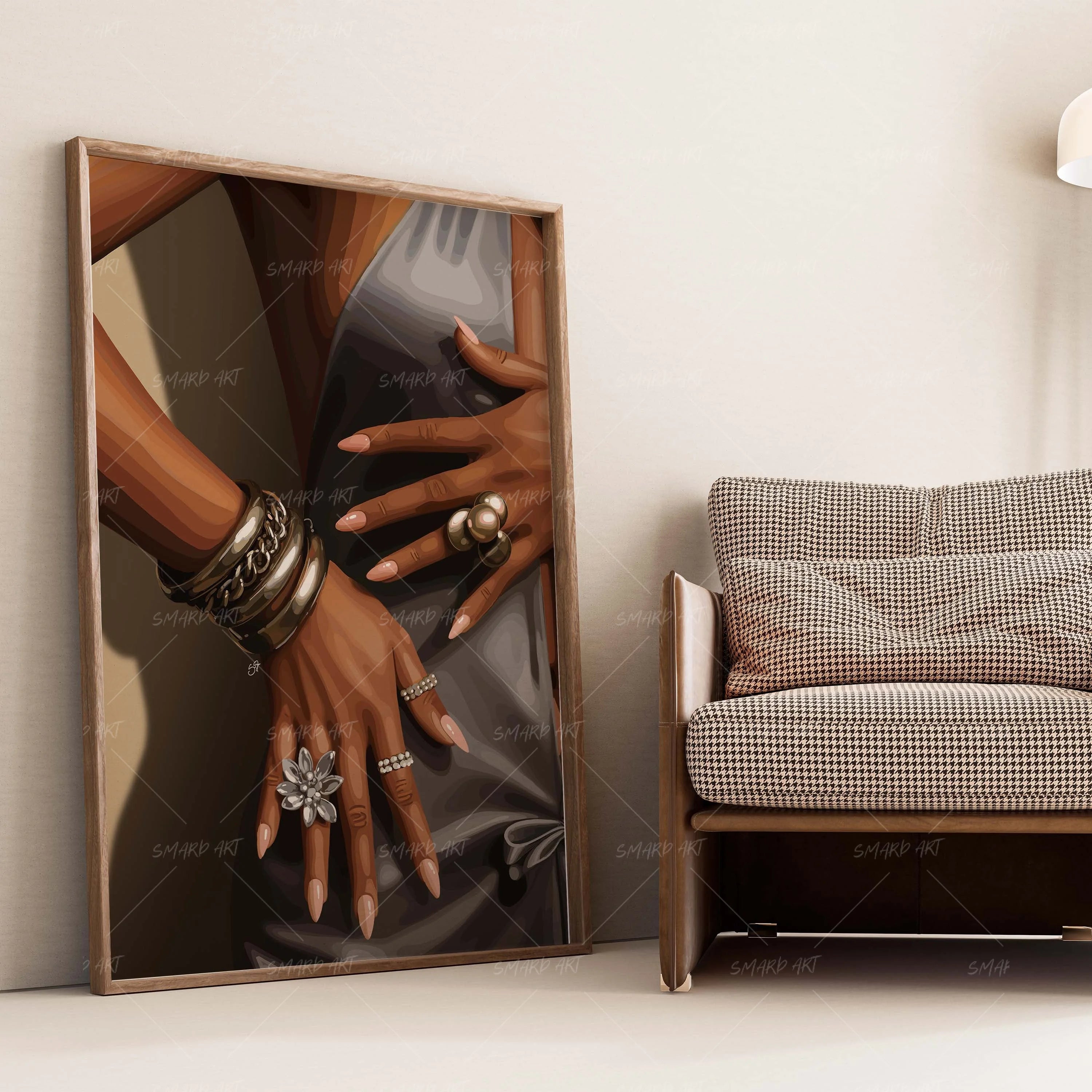 Drip In Chrome-wall art print featuring decorative artistic design suitable for living rooms, offices, and schools by SmardArt. Elevate your space with Black wall art that speaks to culture, identity, and creativity. At Smard, we celebrate artistry made with melanin, bringing powerful and inspiring designs to life.