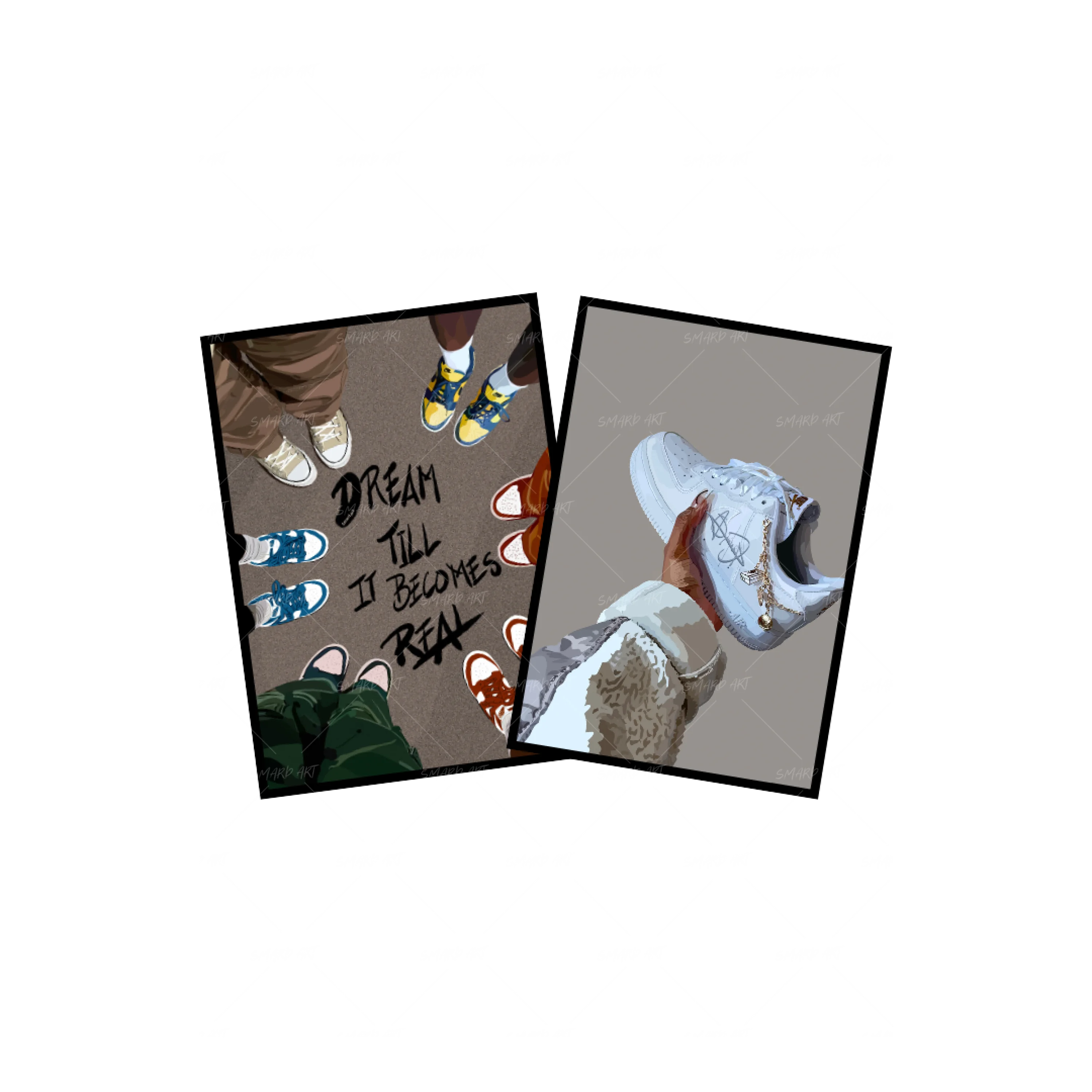 Art Print Bundle : Dream Till It Becomes Real + New Air F