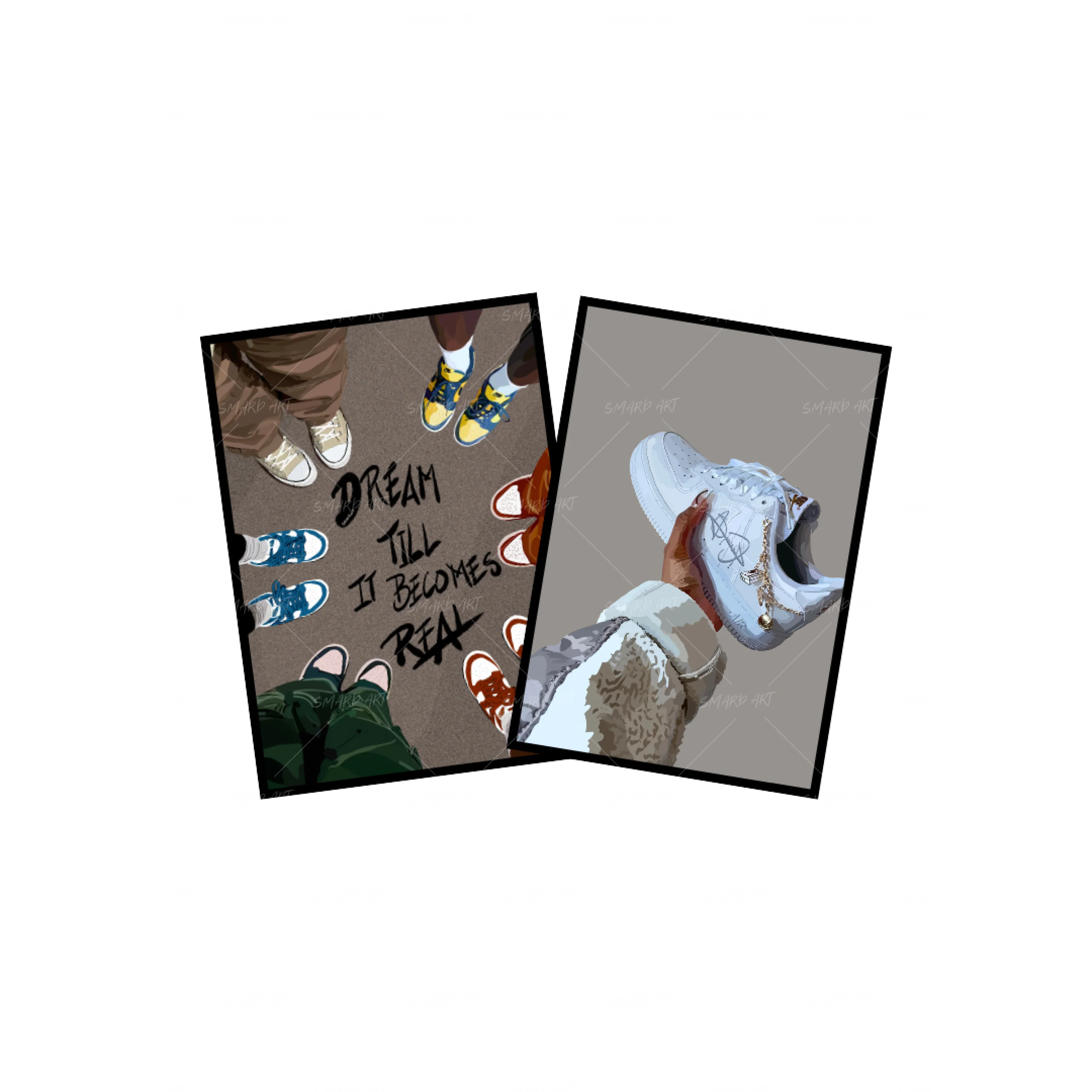 Art Print Bundle : Dream Till It Becomes Real + New Air F