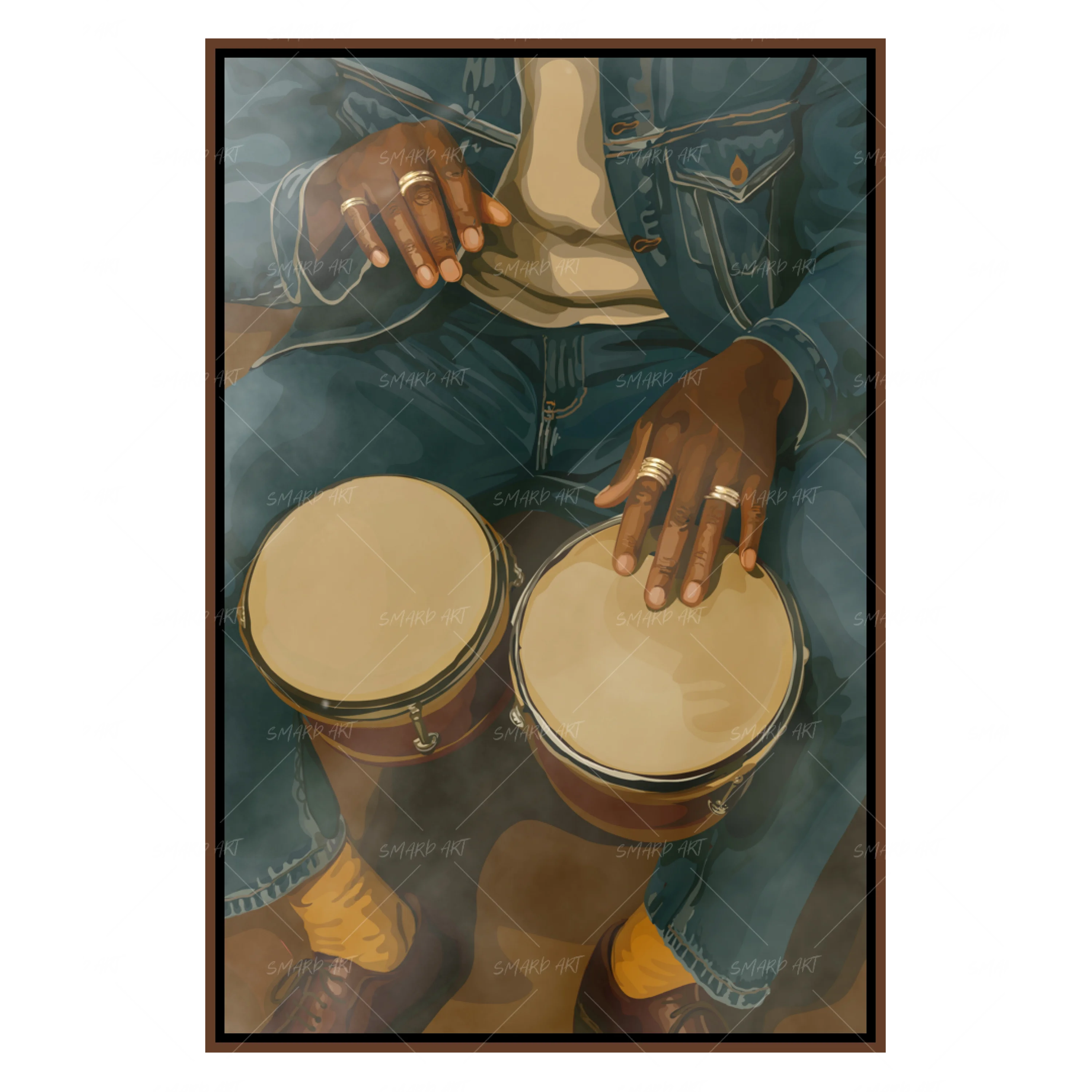 Echoes Of Skin-wall art print featuring decorative artistic design suitable for living rooms, offices, and schools by SmardArt. Elevate your space with Black wall art that speaks to culture, identity, and creativity. At Smard, we celebrate artistry made with melanin, bringing powerful and inspiring designs to life.