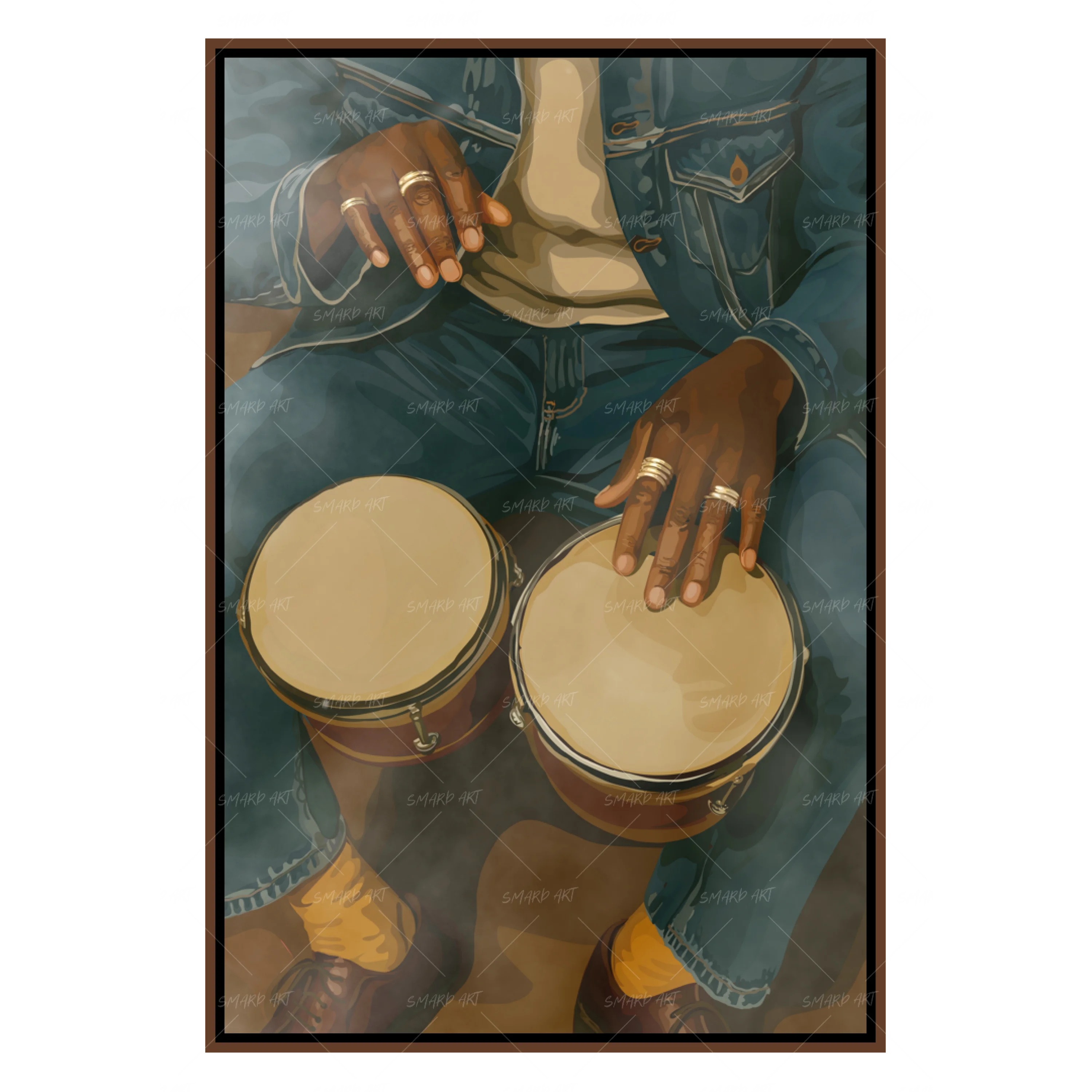 Echoes Of Skin-wall art print featuring decorative artistic design suitable for living rooms, offices, and schools by SmardArt. Elevate your space with Black wall art that speaks to culture, identity, and creativity. At Smard, we celebrate artistry made with melanin, bringing powerful and inspiring designs to life.