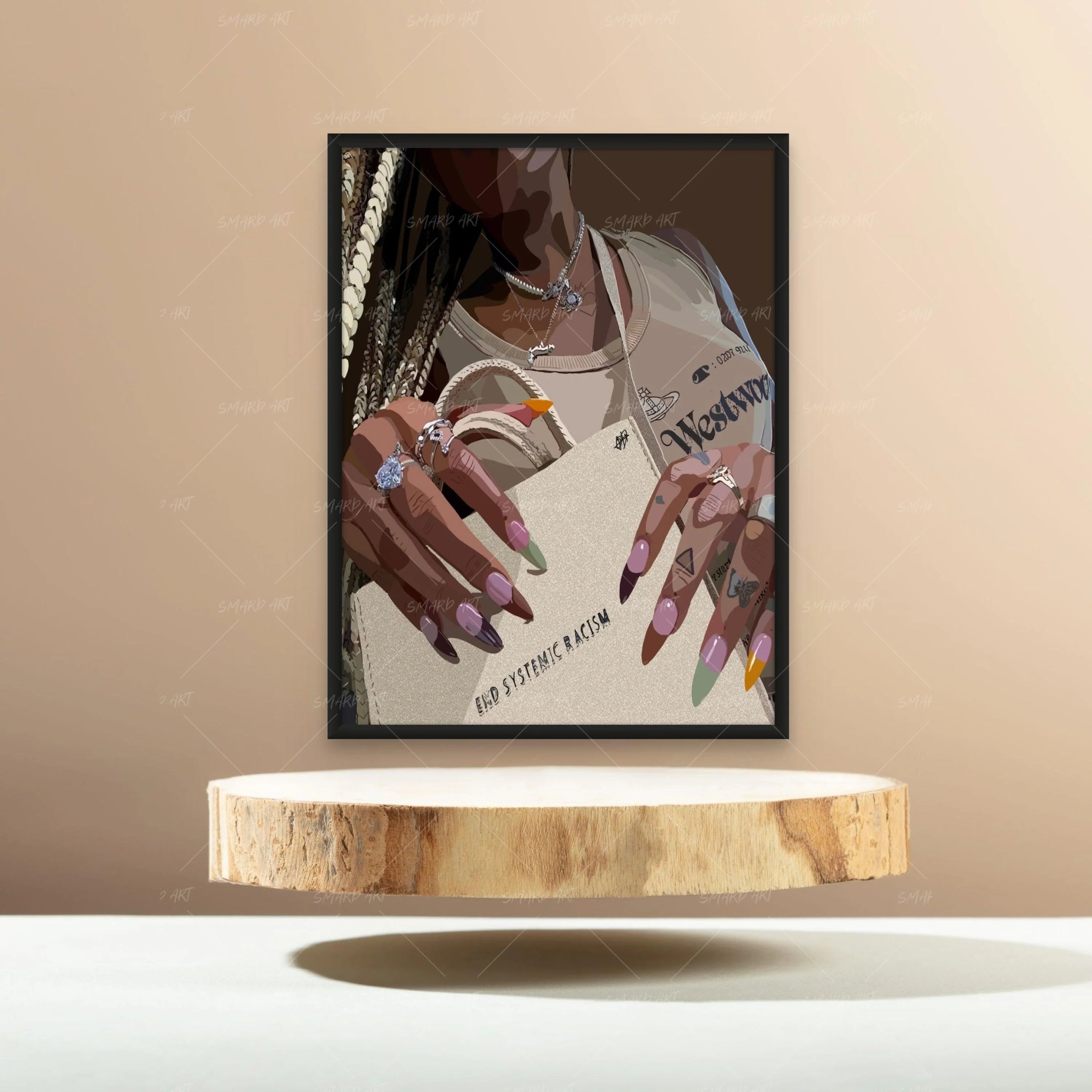 "End systemic racism"-Smard