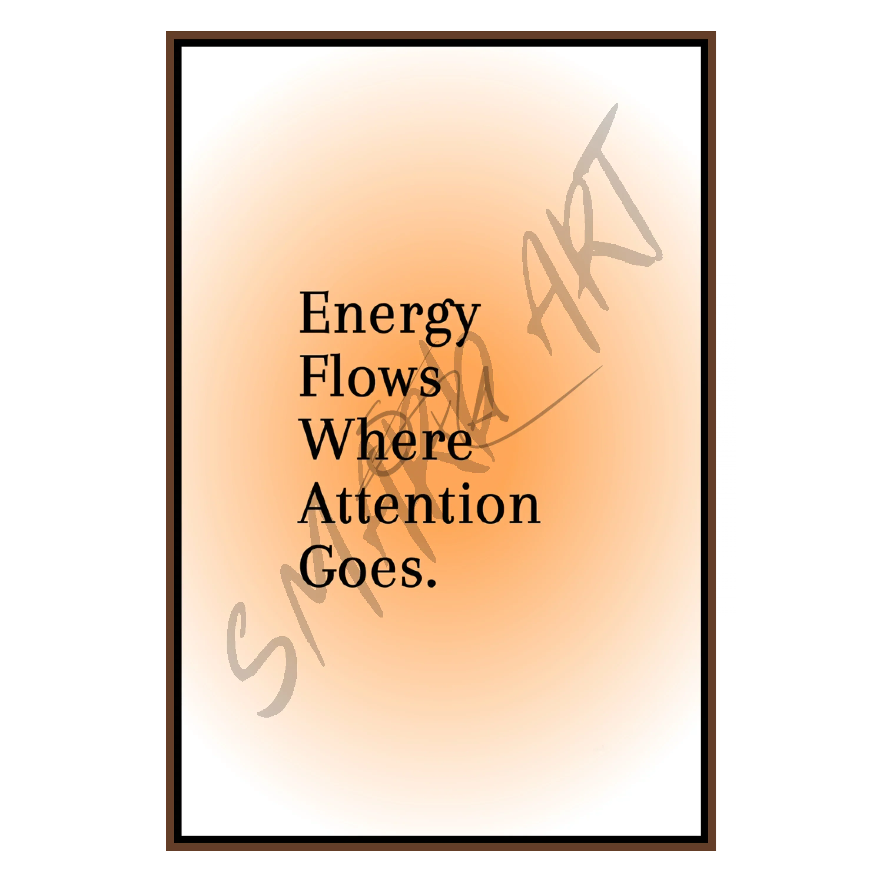 Energy Flows Where Attention Goes