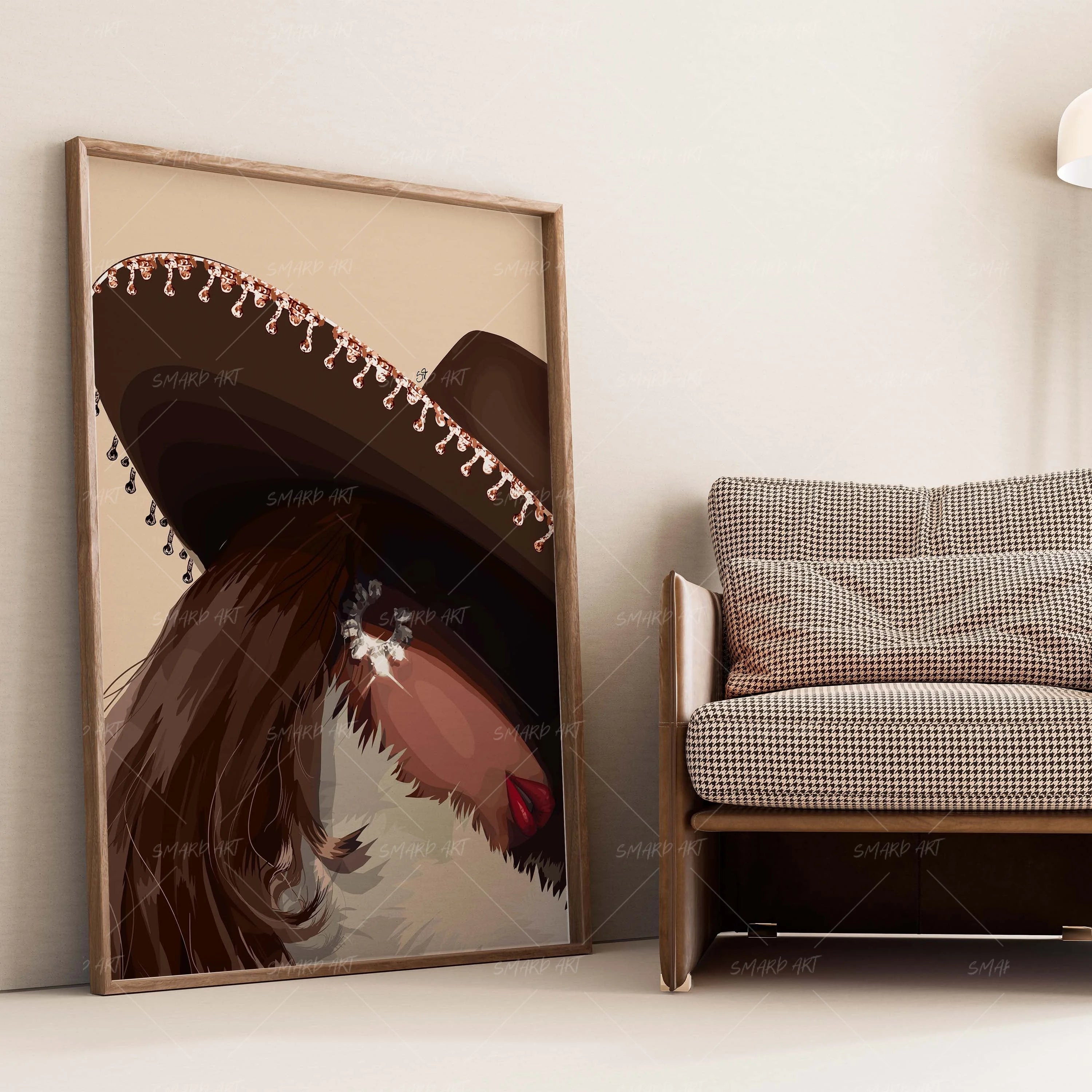Fancy Topper-wall art print featuring decorative artistic design suitable for living rooms, offices, and schools by SmardArt. Elevate your space with Black wall art that speaks to culture, identity, and creativity. At Smard, we celebrate artistry made with melanin, bringing powerful and inspiring designs to life.