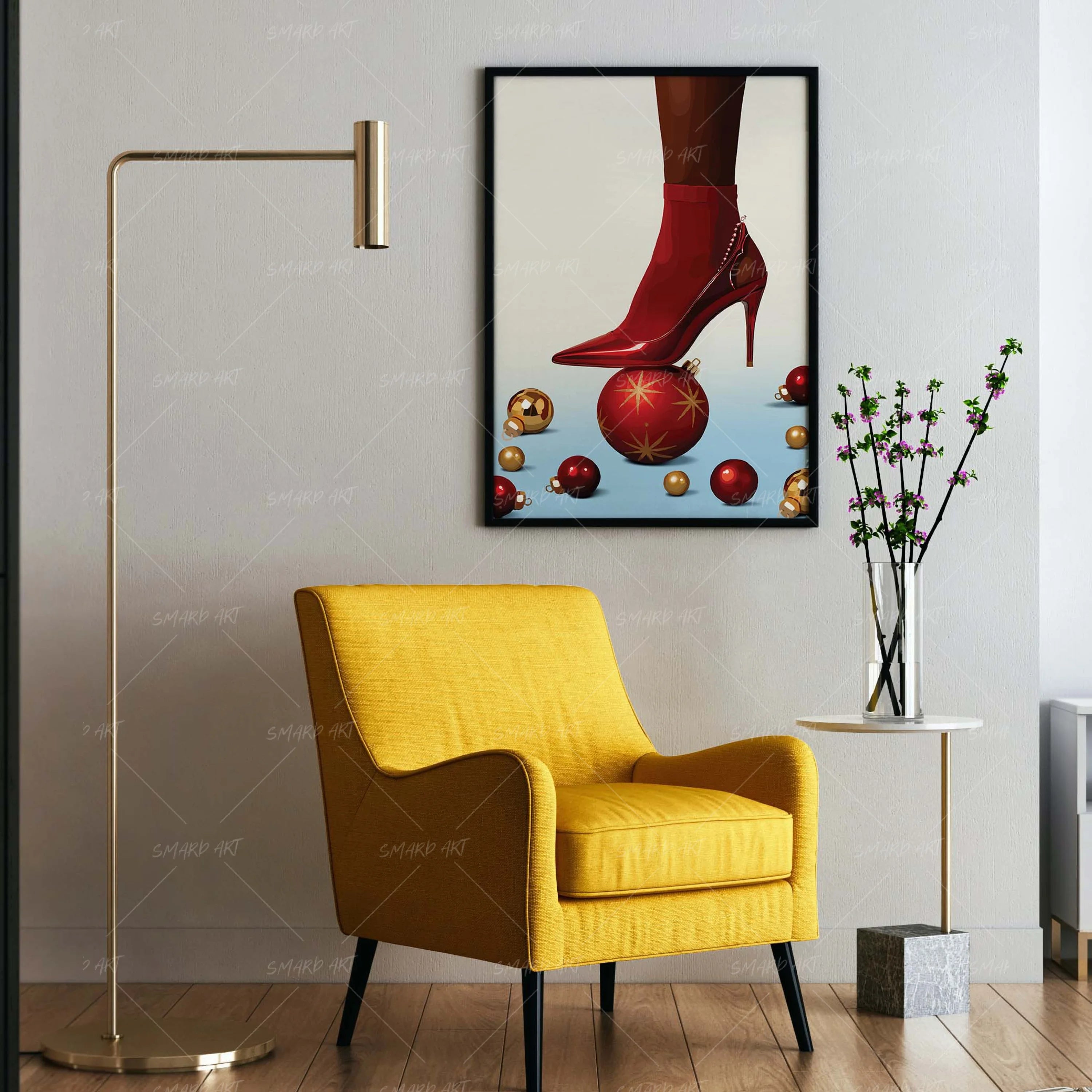 Festive Footwork-wall art print featuring decorative artistic design suitable for living rooms, offices, and schools by SmardArt. Elevate your space with Black wall art that speaks to culture, identity, and creativity. At Smard, we celebrate artistry made with melanin, bringing powerful and inspiring designs to life.
