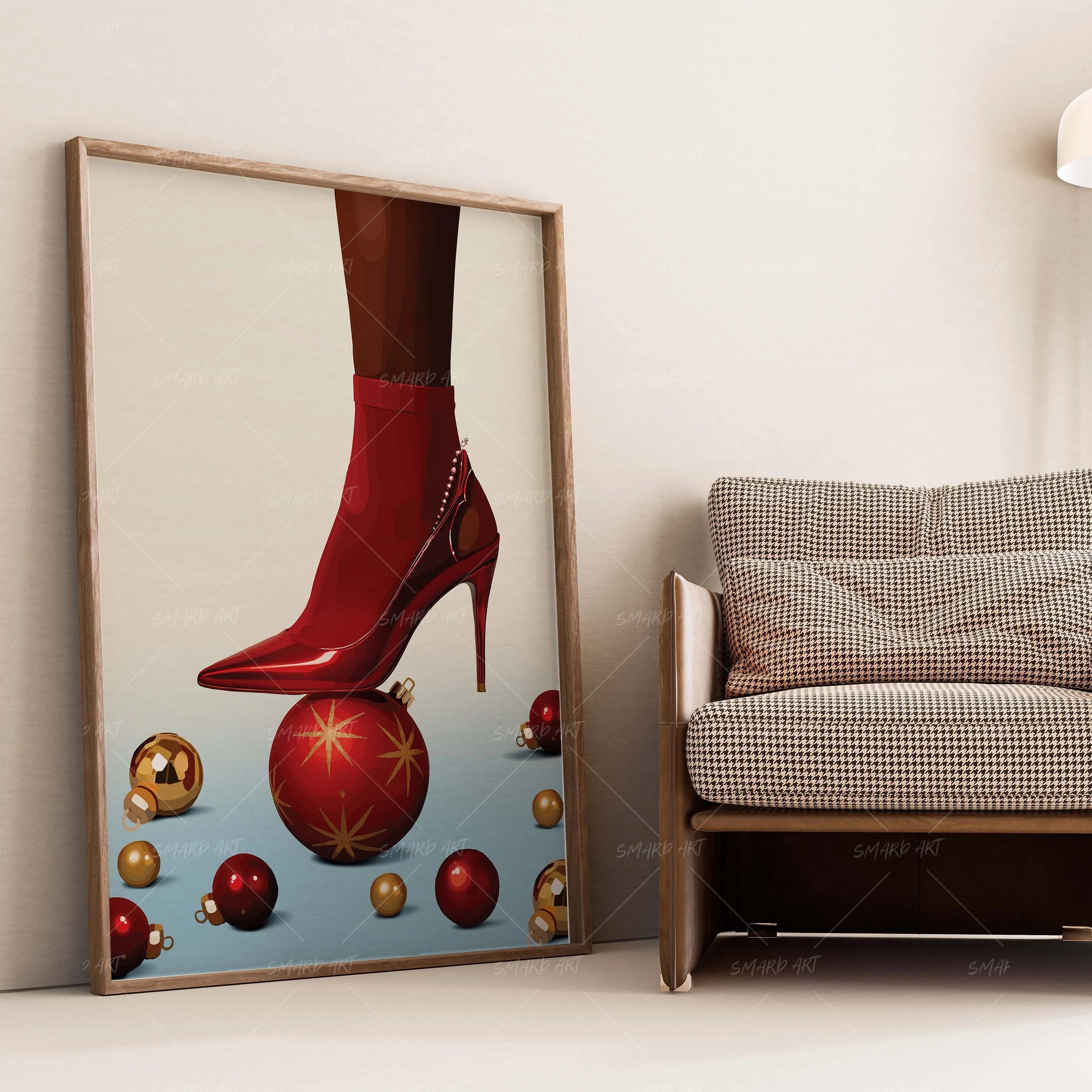 Festive Footwork-wall art print featuring decorative artistic design suitable for living rooms, offices, and schools by SmardArt. Elevate your space with Black wall art that speaks to culture, identity, and creativity. At Smard, we celebrate artistry made with melanin, bringing powerful and inspiring designs to life.