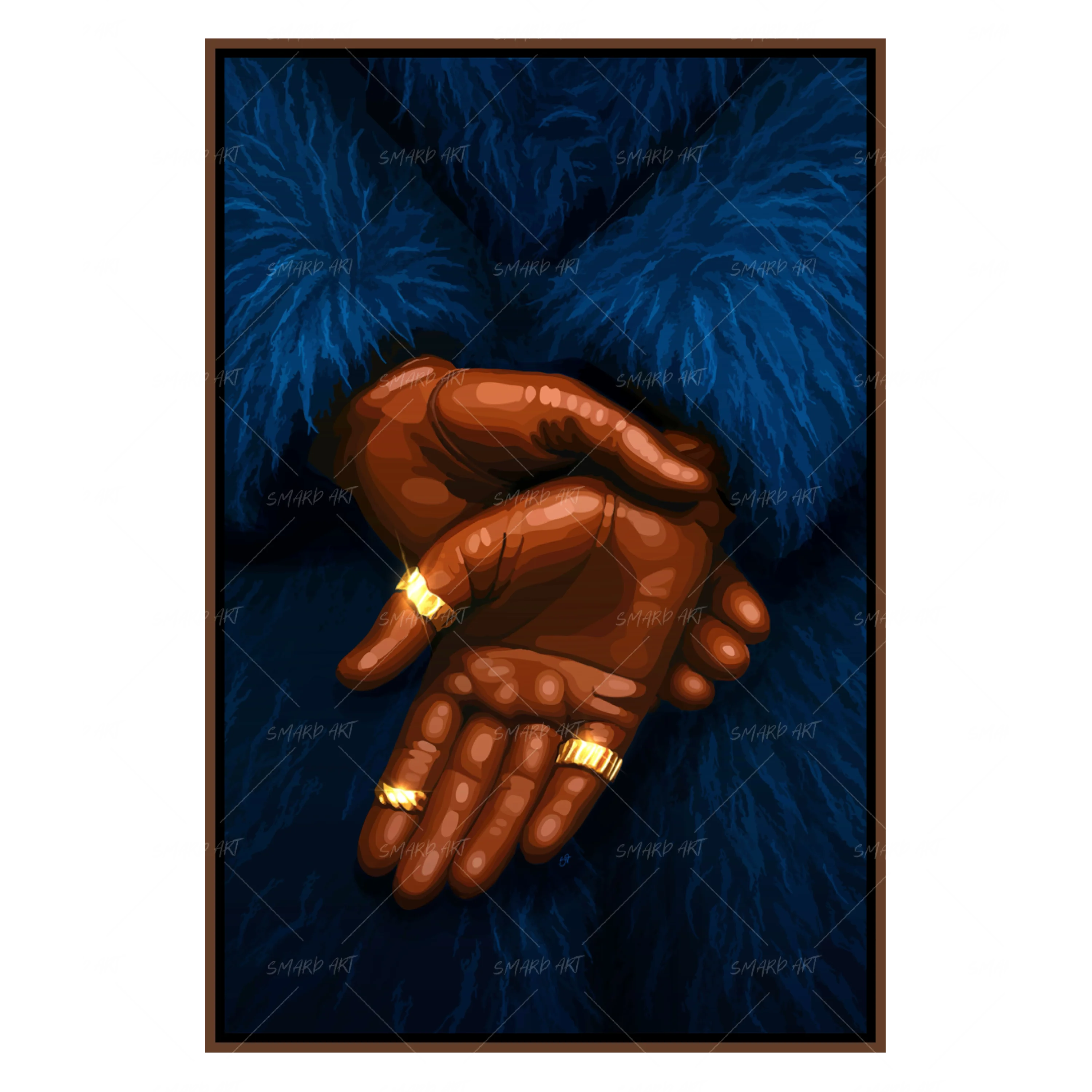 Fur Fit-wall art print featuring decorative artistic design suitable for living rooms, offices, and schools by SmardArt. Elevate your space with Black wall art that speaks to culture, identity, and creativity. At Smard, we celebrate artistry made with melanin, bringing powerful and inspiring designs to life.