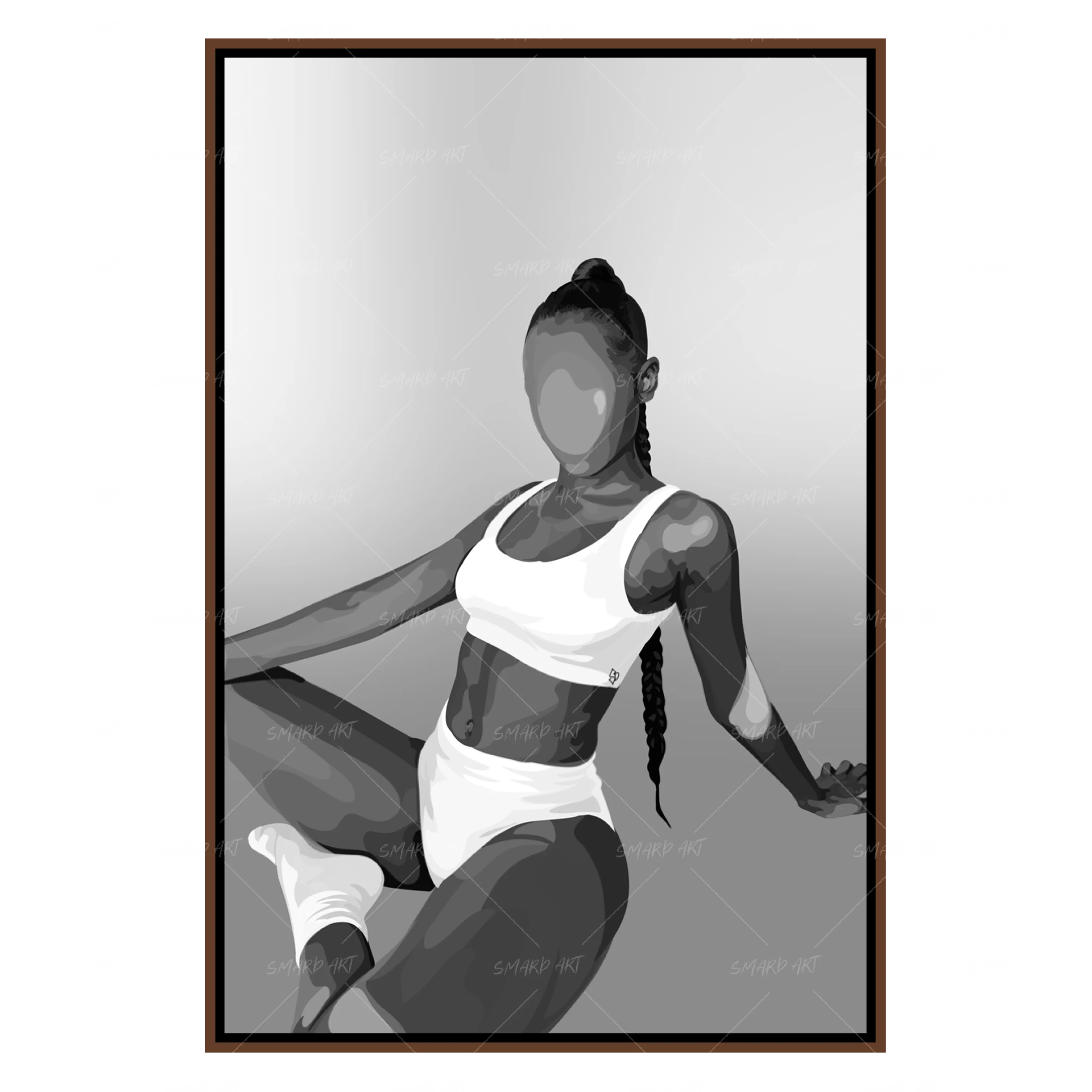 Fit Gyal B&W-Smard