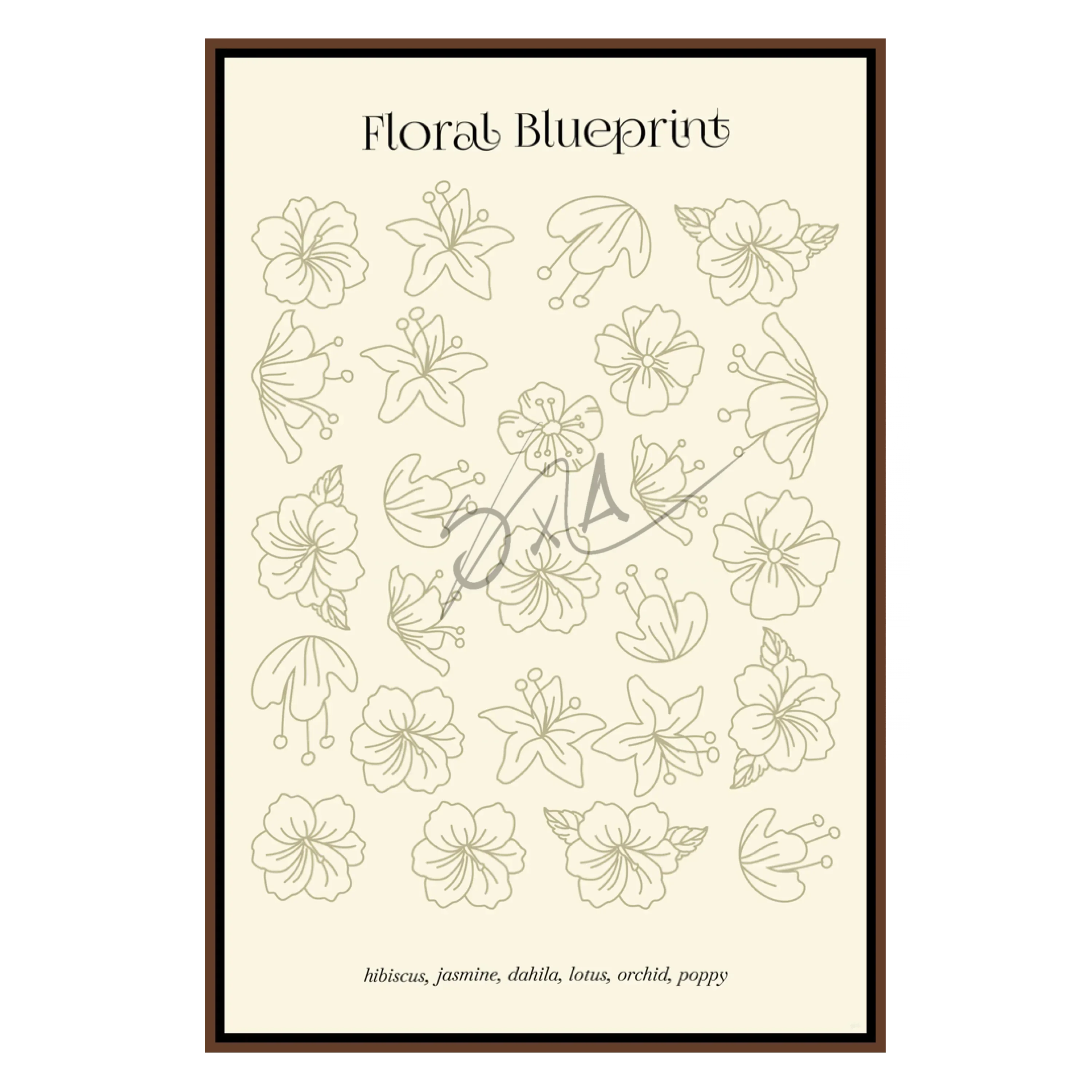 Floral Blueprint (Smard X Anaya)-Smard