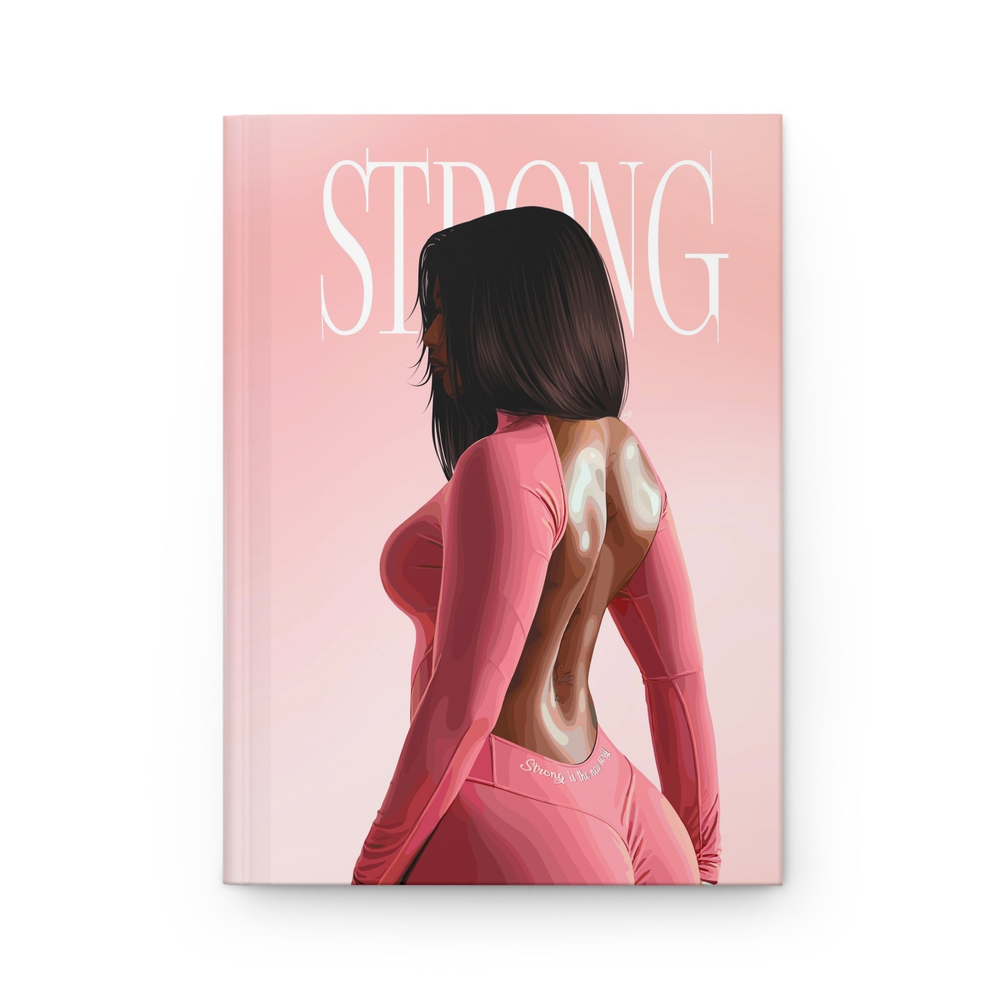 STRONG Journal-wall art print featuring decorative artistic design suitable for living rooms, offices, and schools by SmardArt. Elevate your space with Black wall art that speaks to culture, identity, and creativity. At Smard, we celebrate artistry made with melanin, bringing powerful and inspiring designs to life.