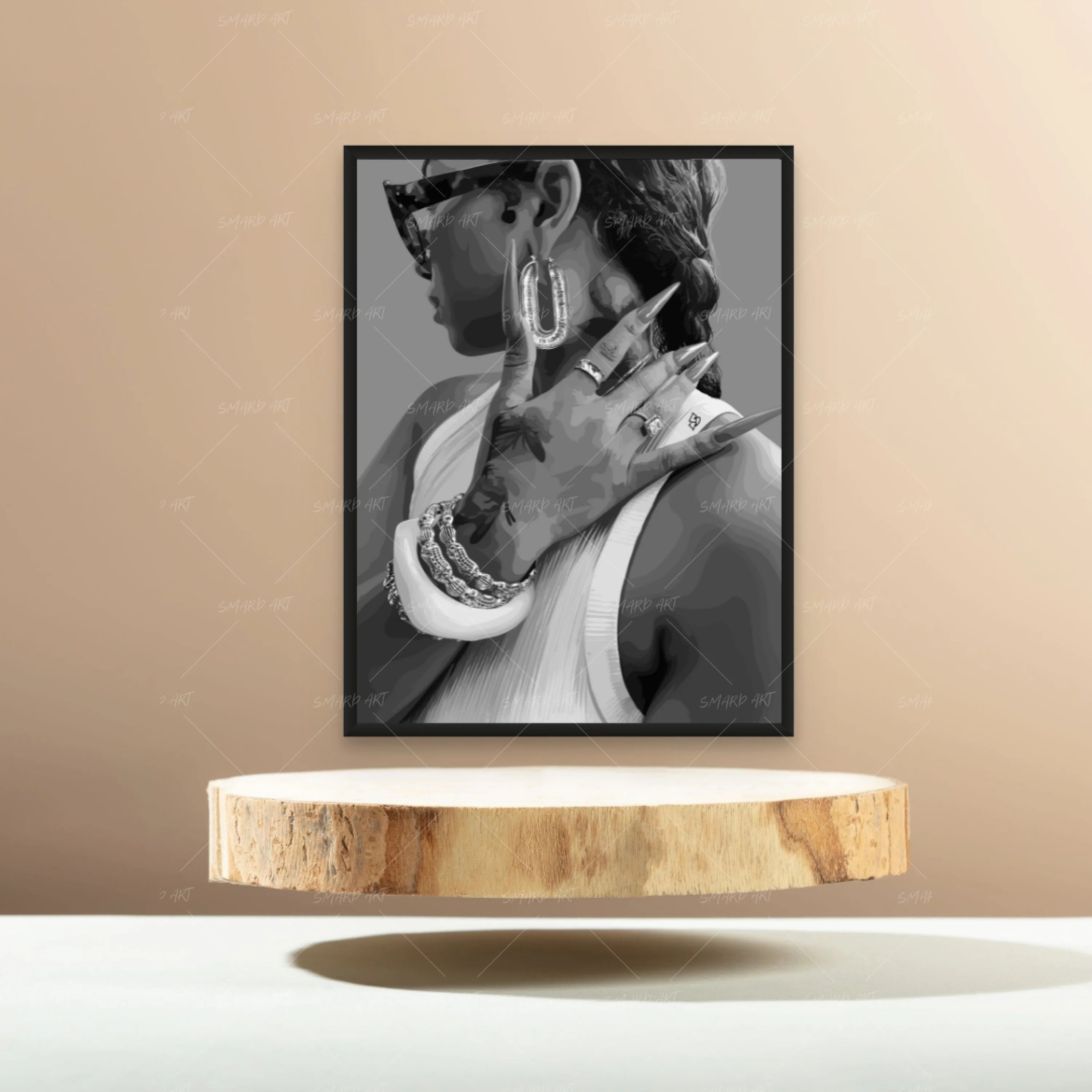 Fuchsia II B&W-Smard