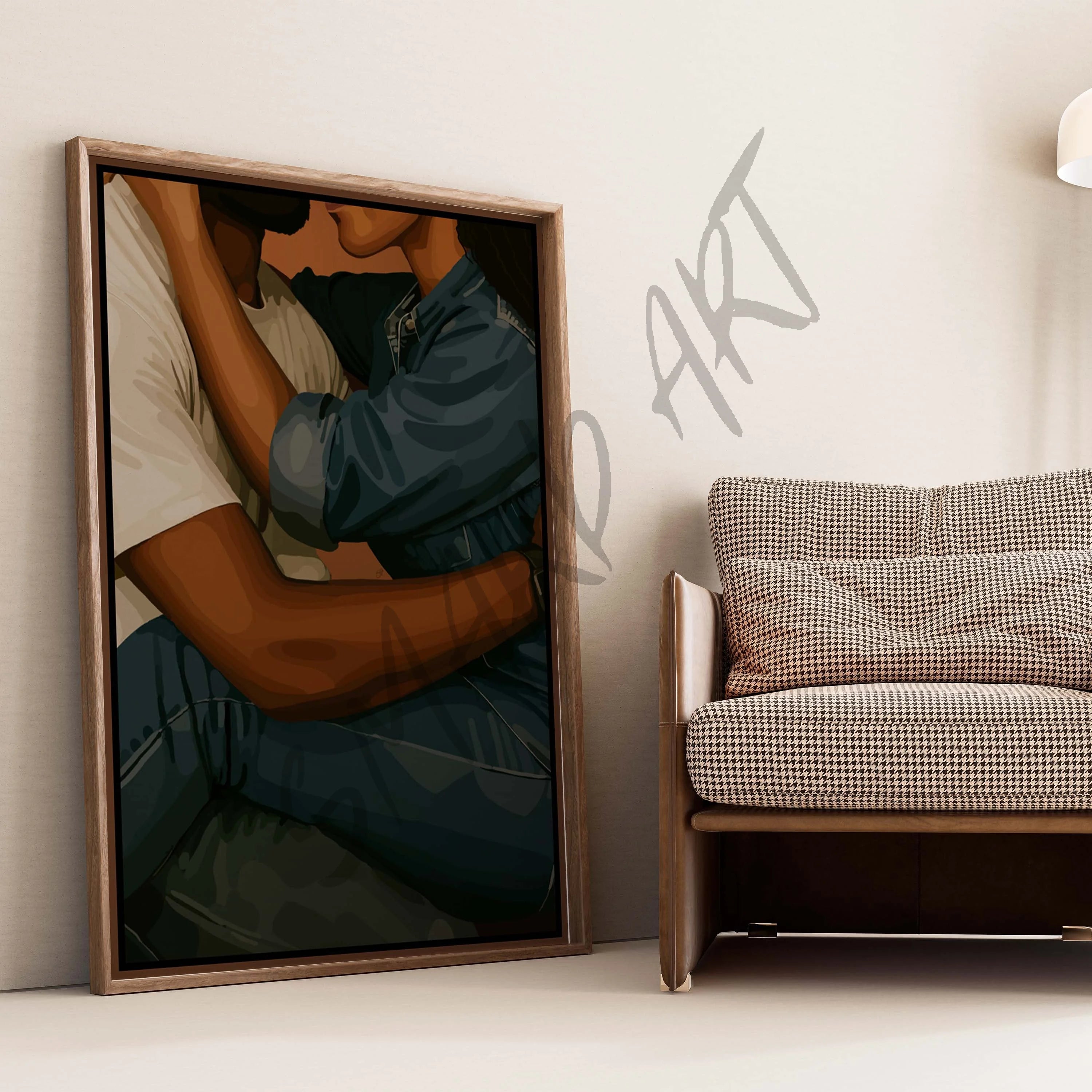 Soul Tide-wall art print featuring decorative artistic design suitable for living rooms, offices, and schools by SmardArt. Elevate your space with Black wall art that speaks to culture, identity, and creativity. At Smard, we celebrate artistry made with melanin, bringing powerful and inspiring designs to life.