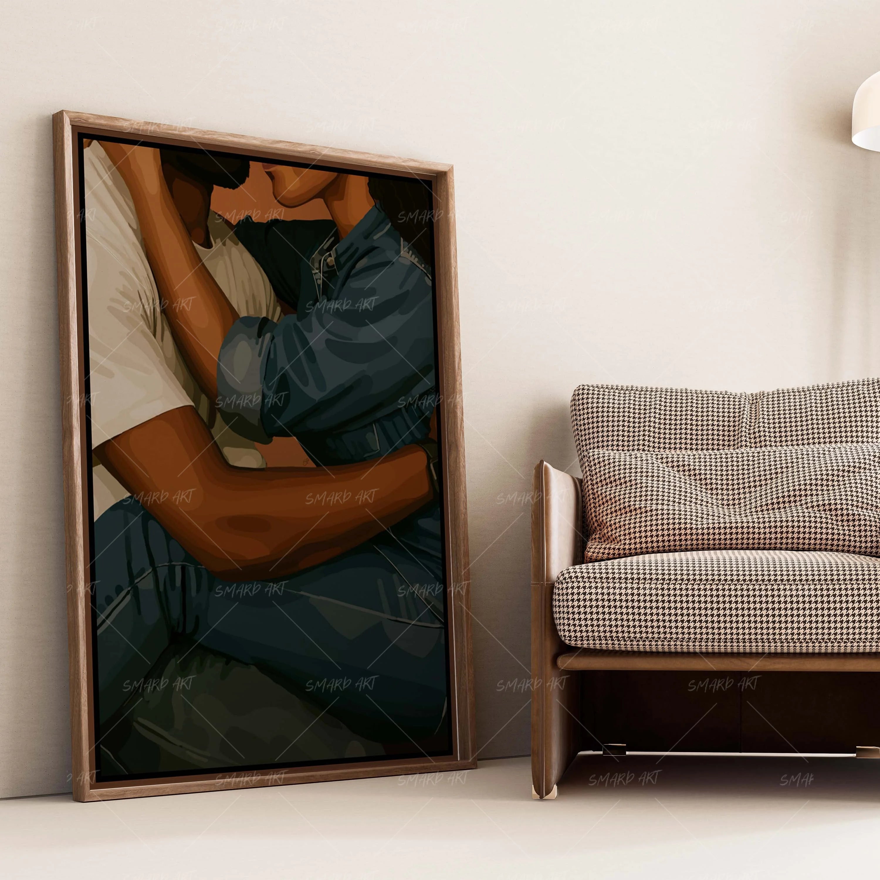 Soul Tide-wall art print featuring decorative artistic design suitable for living rooms, offices, and schools by SmardArt. Elevate your space with Black wall art that speaks to culture, identity, and creativity. At Smard, we celebrate artistry made with melanin, bringing powerful and inspiring designs to life.