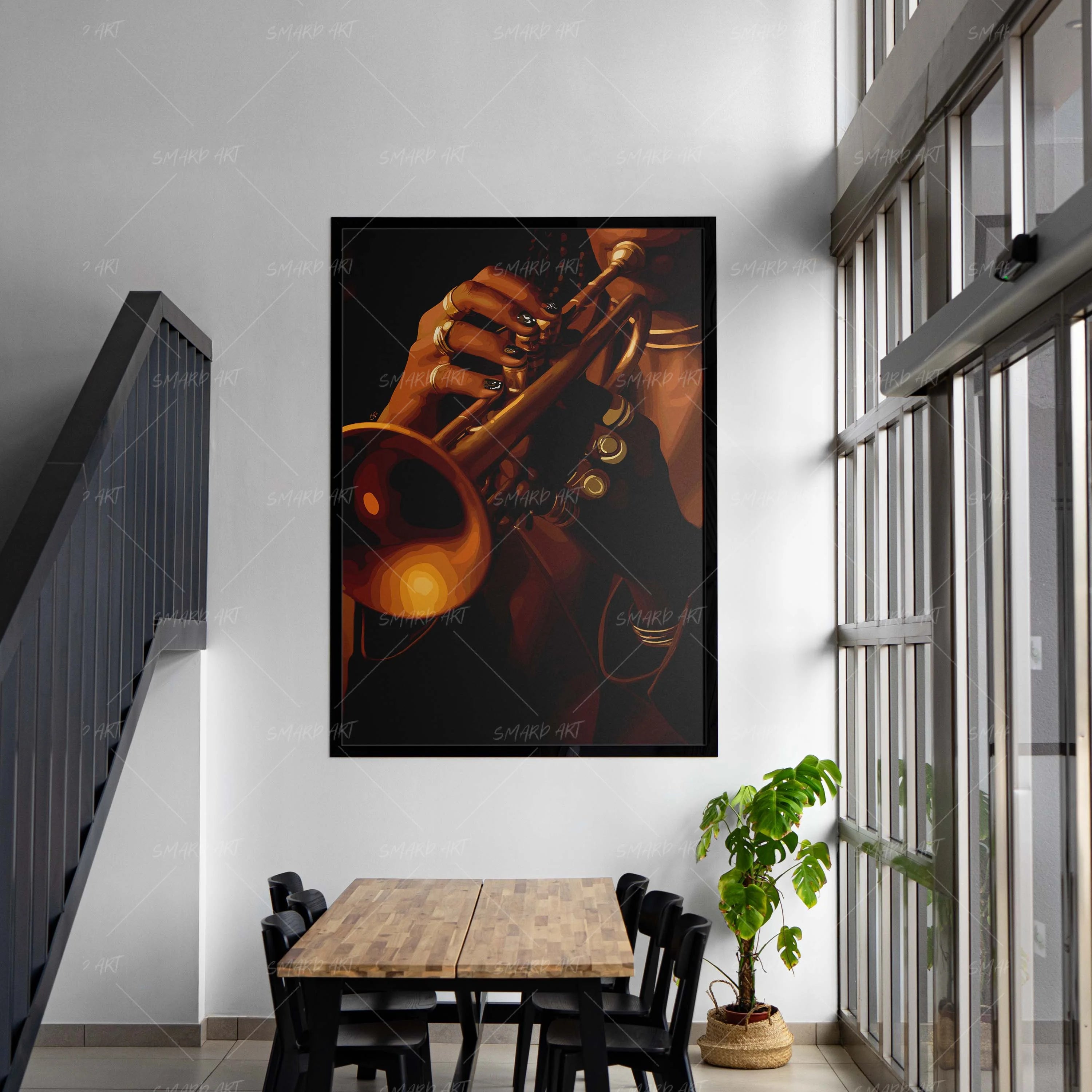 Golden Burst-wall art print featuring decorative artistic design suitable for living rooms, offices, and schools by SmardArt. Elevate your space with Black wall art that speaks to culture, identity, and creativity. At Smard, we celebrate artistry made with melanin, bringing powerful and inspiring designs to life.