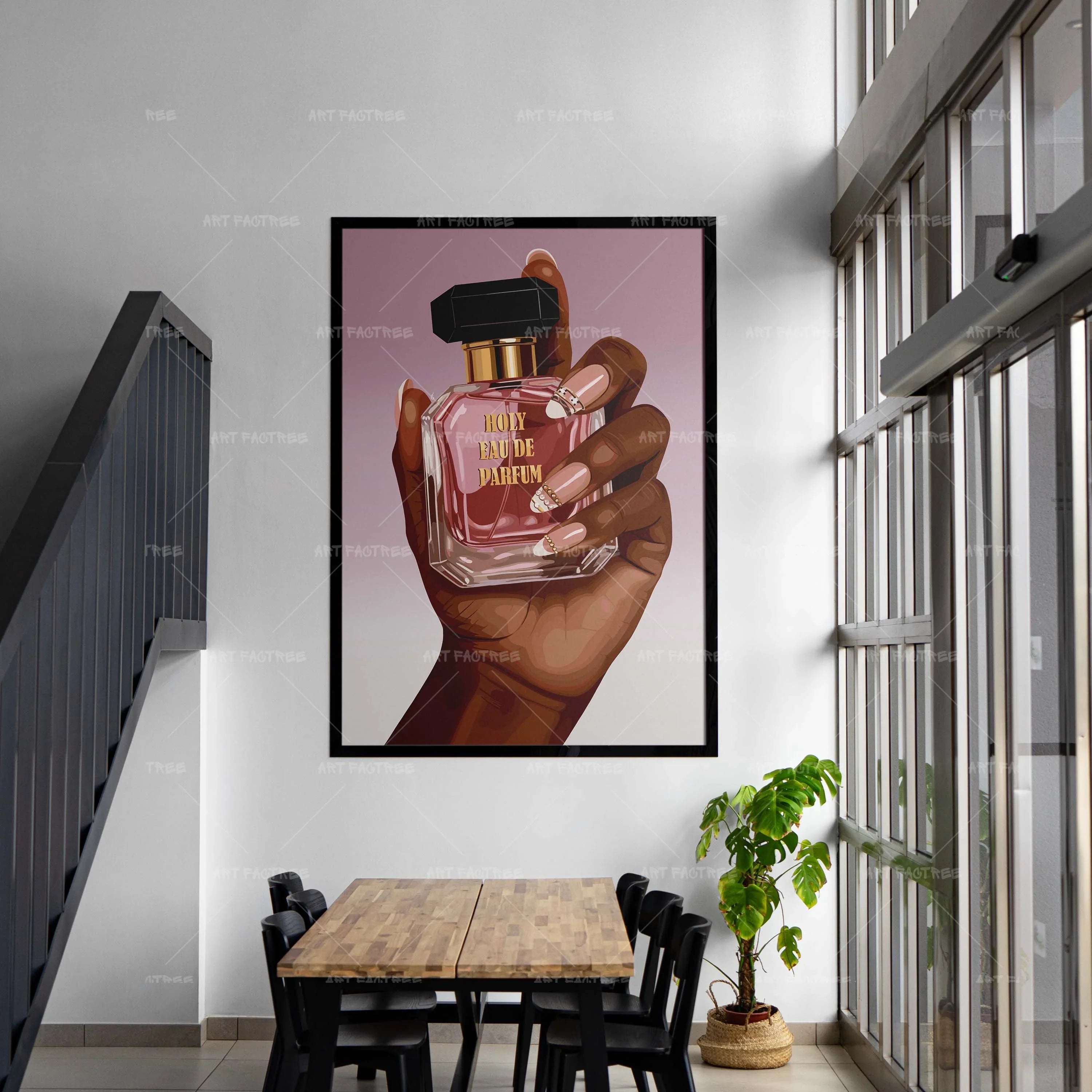 Grace No.7 (Smard X Anaya)-wall art print featuring decorative artistic design suitable for living rooms, offices, and schools by SmardArt. Elevate your space with Black wall art that speaks to culture, identity, and creativity. At Smard, we celebrate artistry made with melanin, bringing powerful and inspiring designs to life.