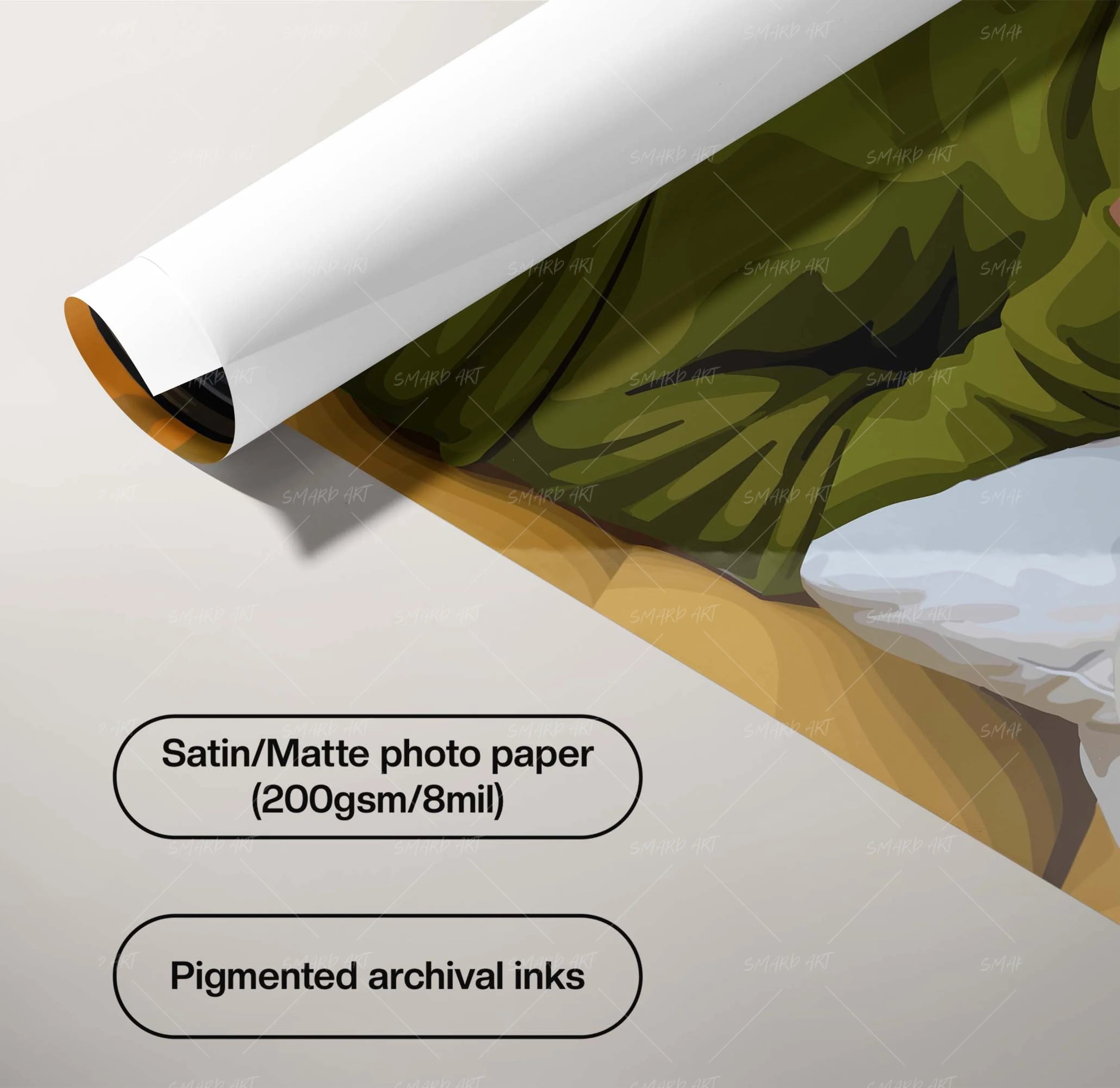 Gentle Mornings-wall art print featuring decorative artistic design suitable for living rooms, offices, and schools by SmardArt. Elevate your space with Black wall art that speaks to culture, identity, and creativity. At Smard, we celebrate artistry made with melanin, bringing powerful and inspiring designs to life.