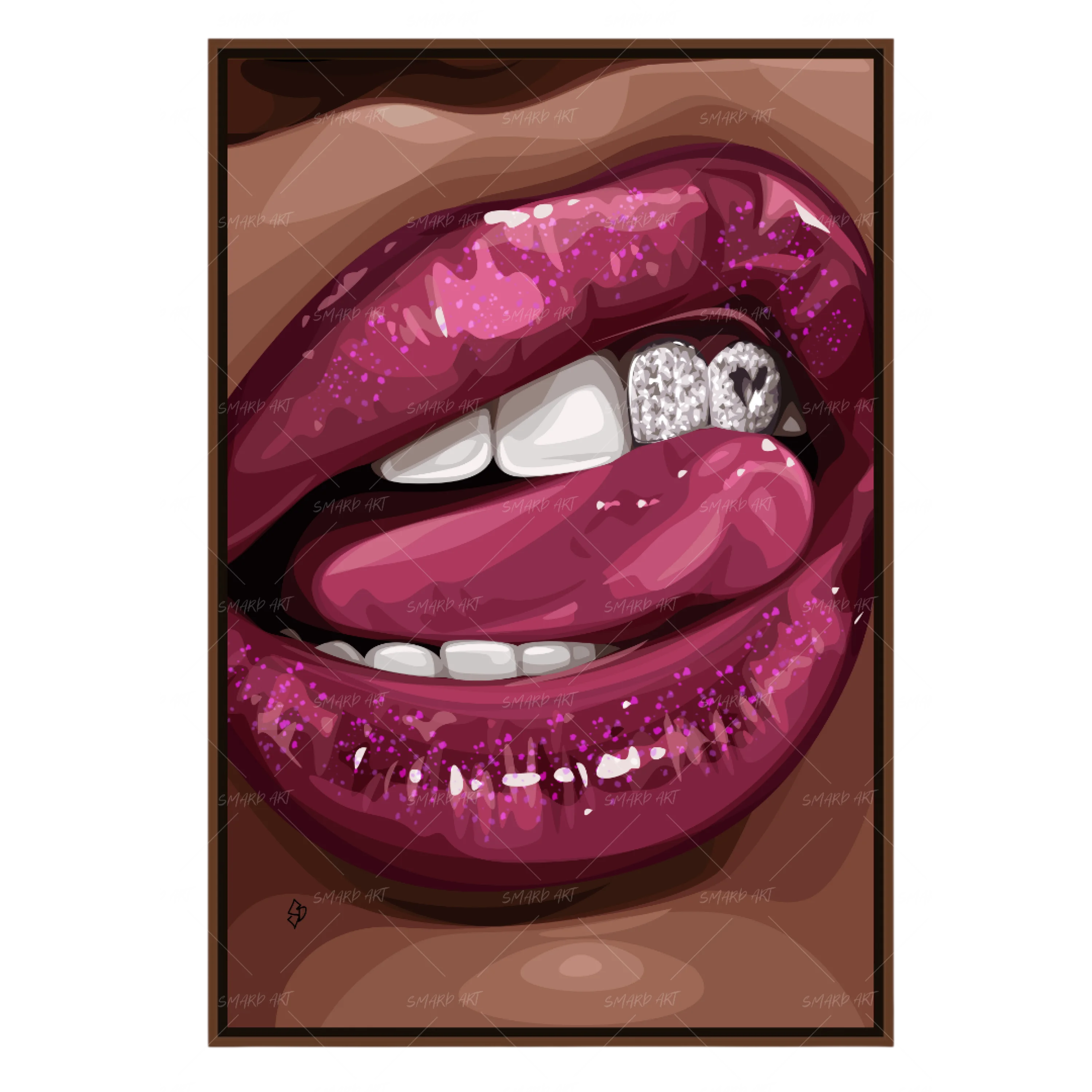 Glittery Grillz-Smard