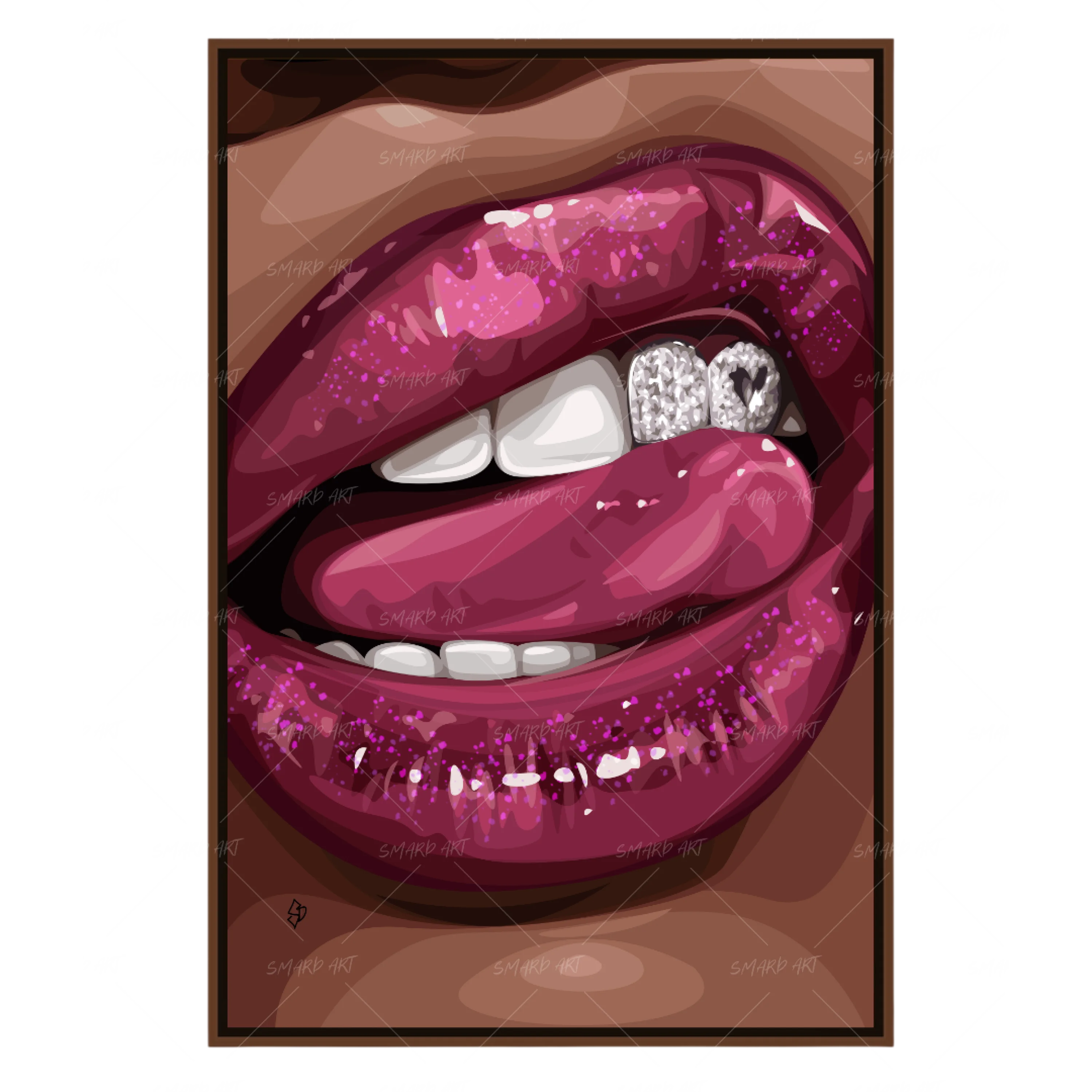 Glittery Grillz-Smard