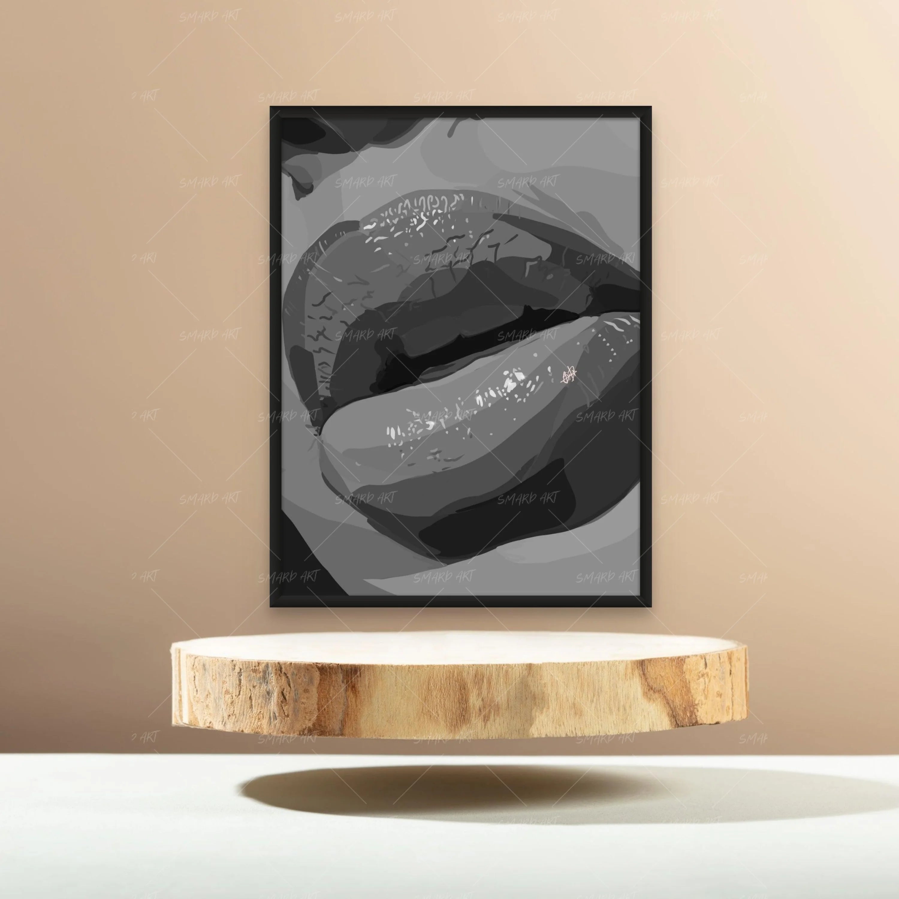 Glossy Lips 2 B&W-Smard