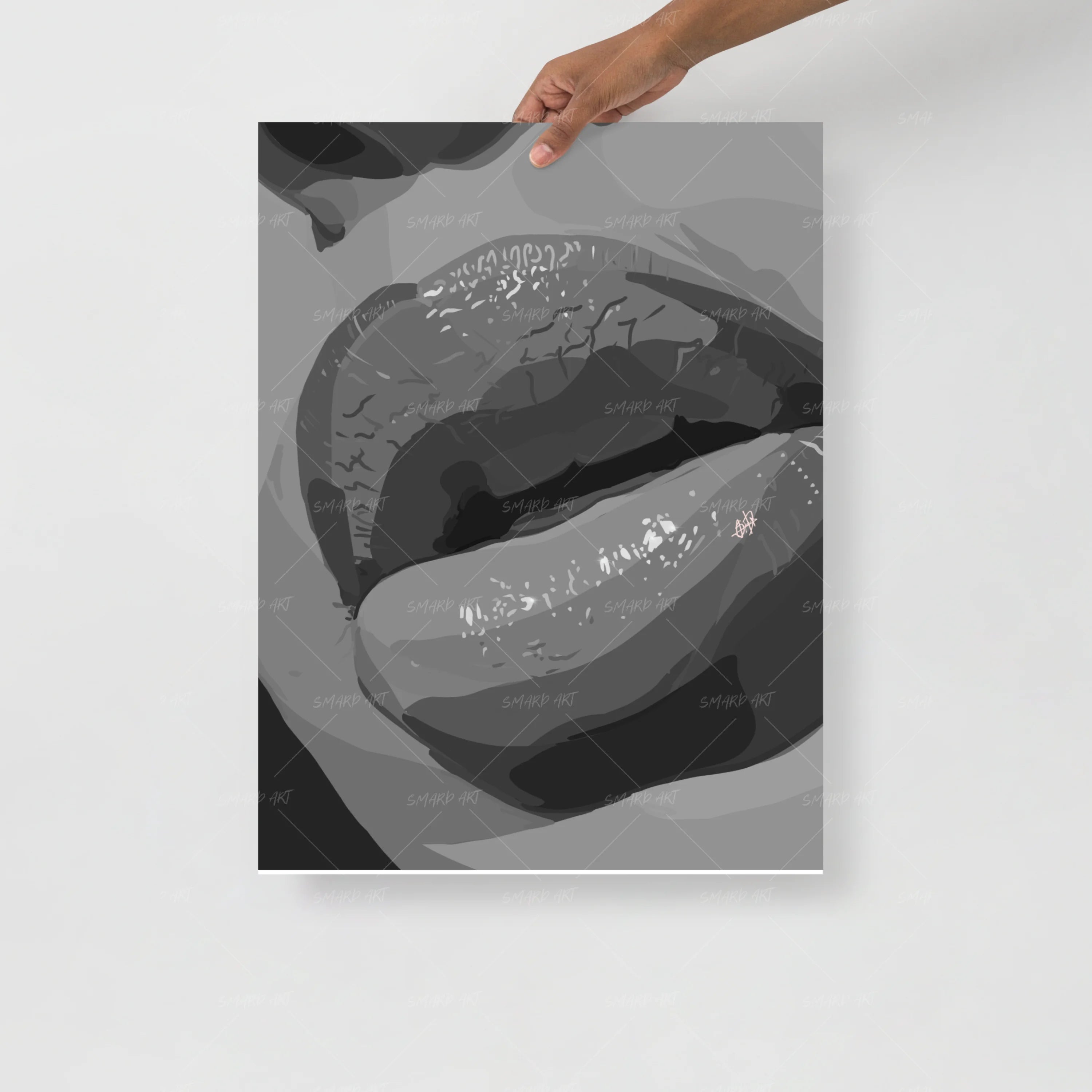 Glossy Lips 2 B&W-Smard