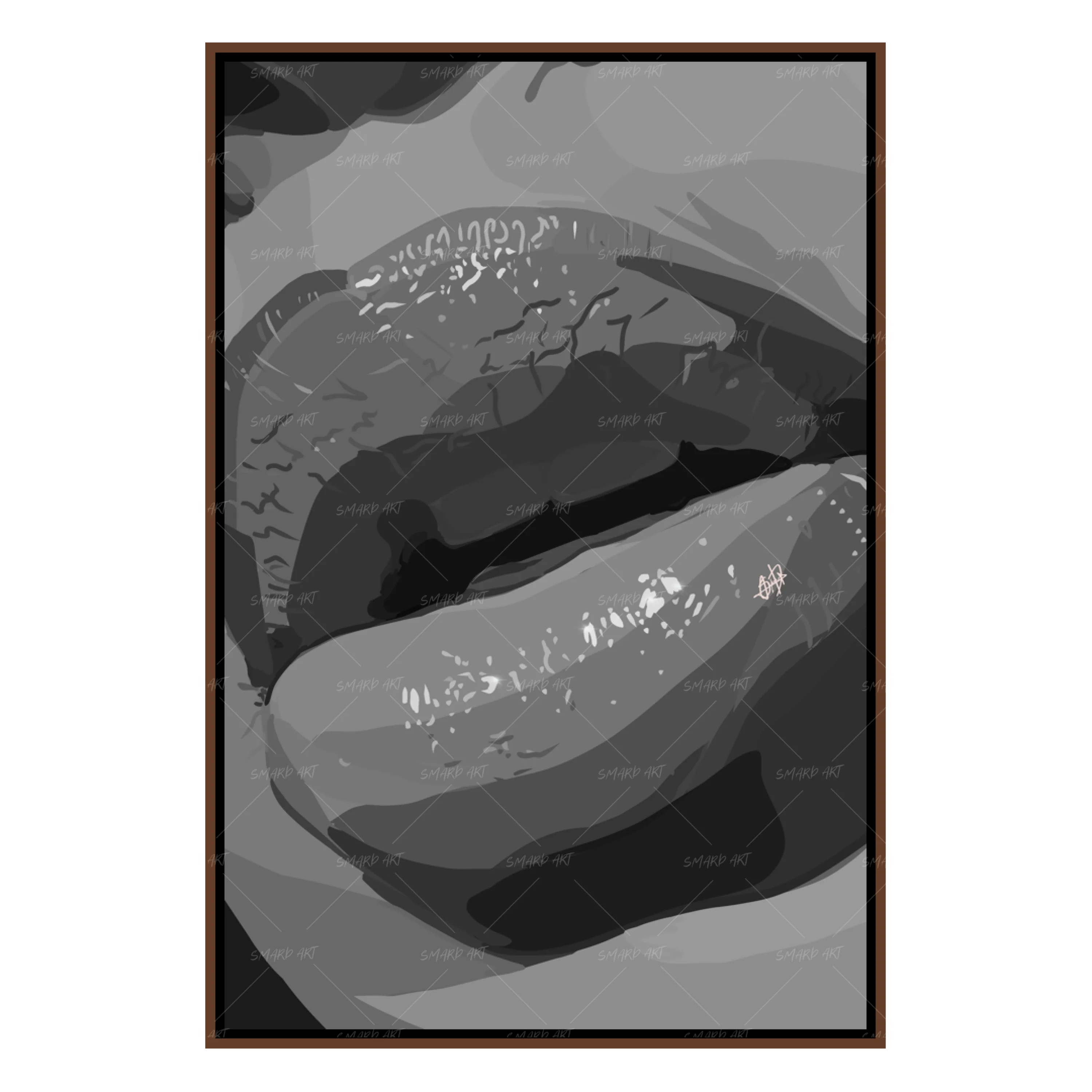 Glossy Lips 2 B&W-Smard