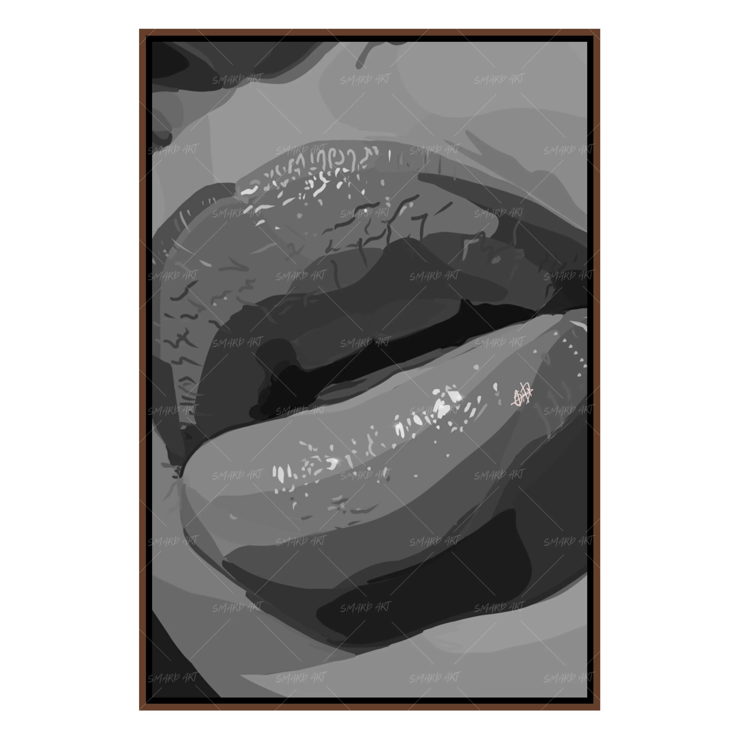 Glossy Lips 2 B&W-Smard