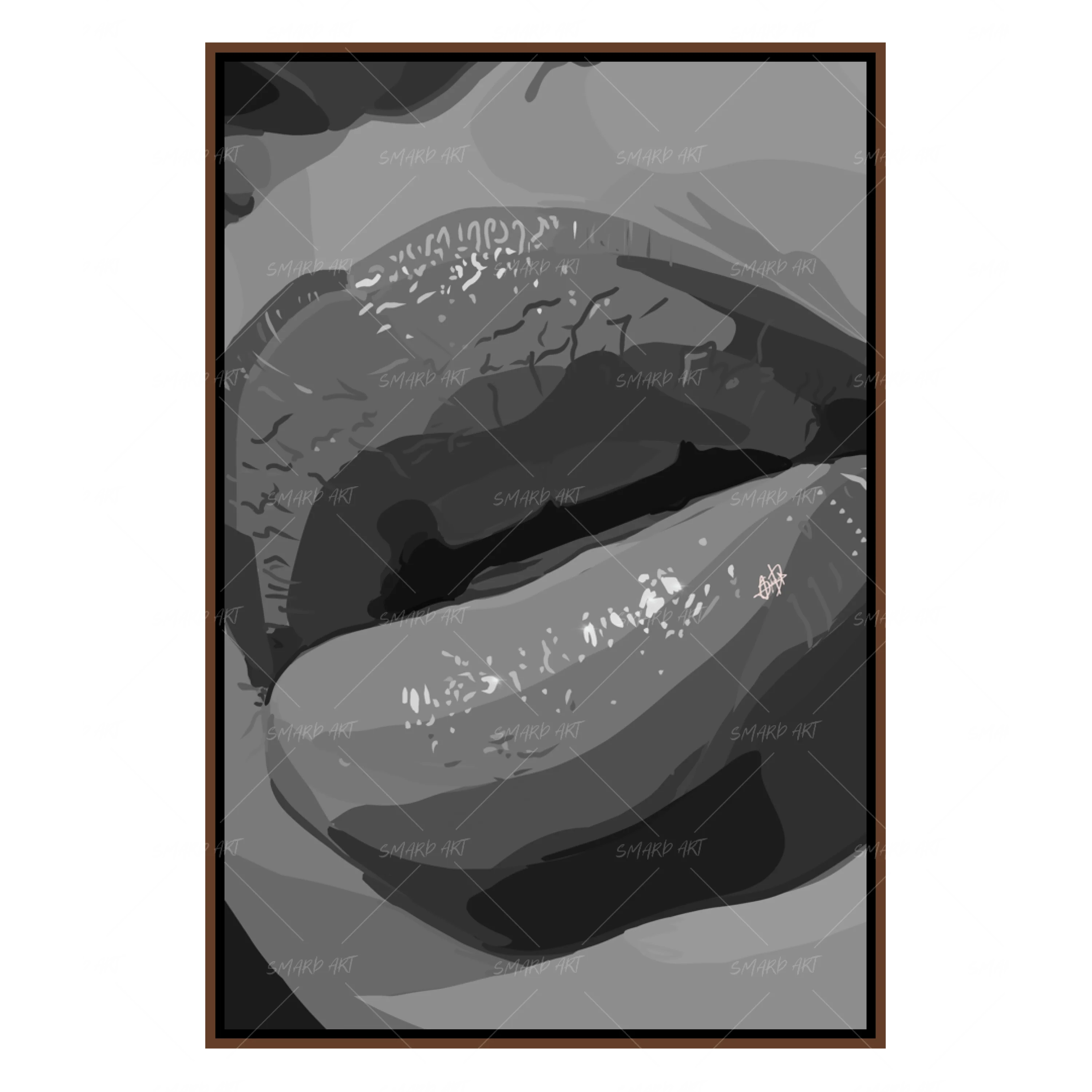 Glossy Lips 2 B&W-Smard