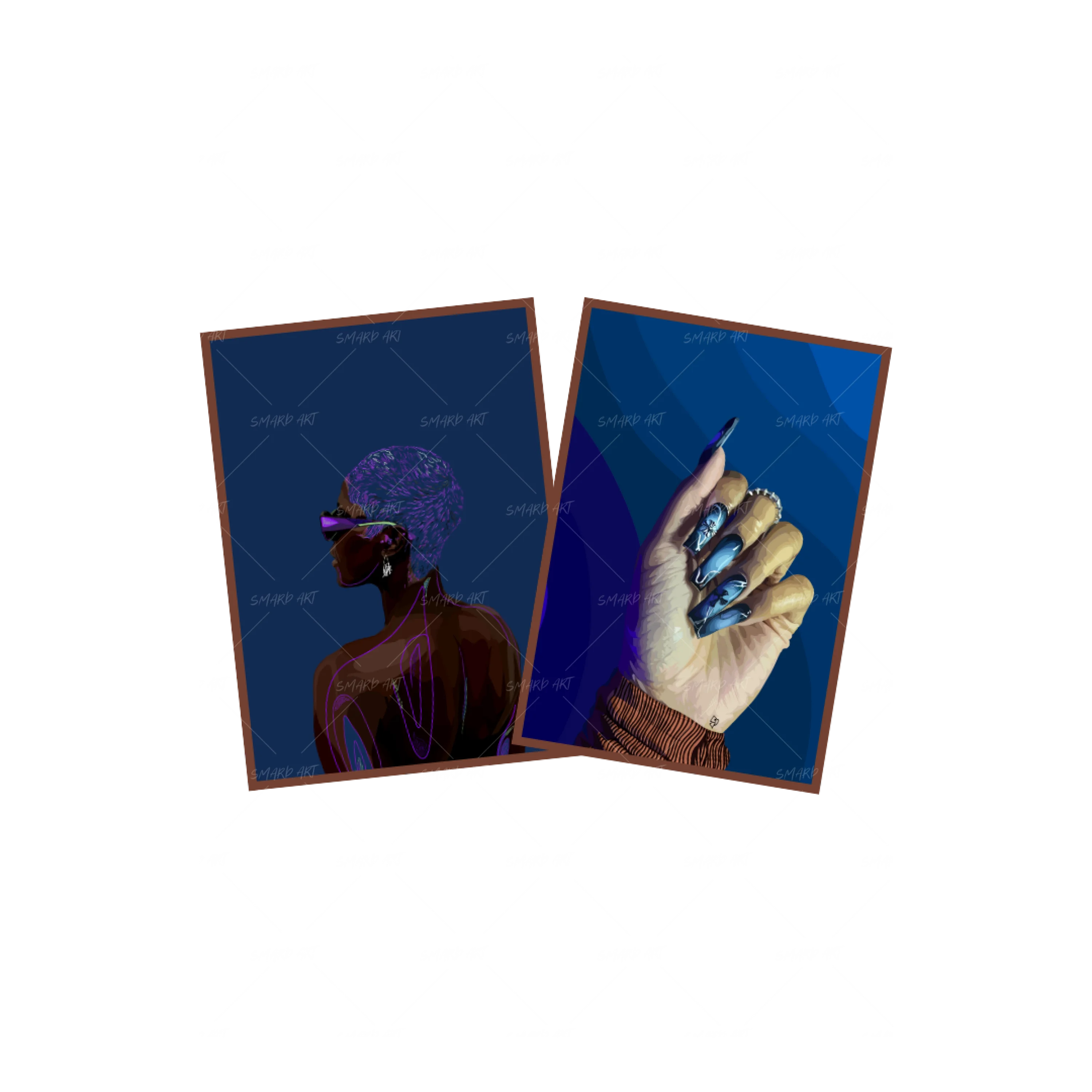 Art Print Bundle : Grace 3 + Cool Blue