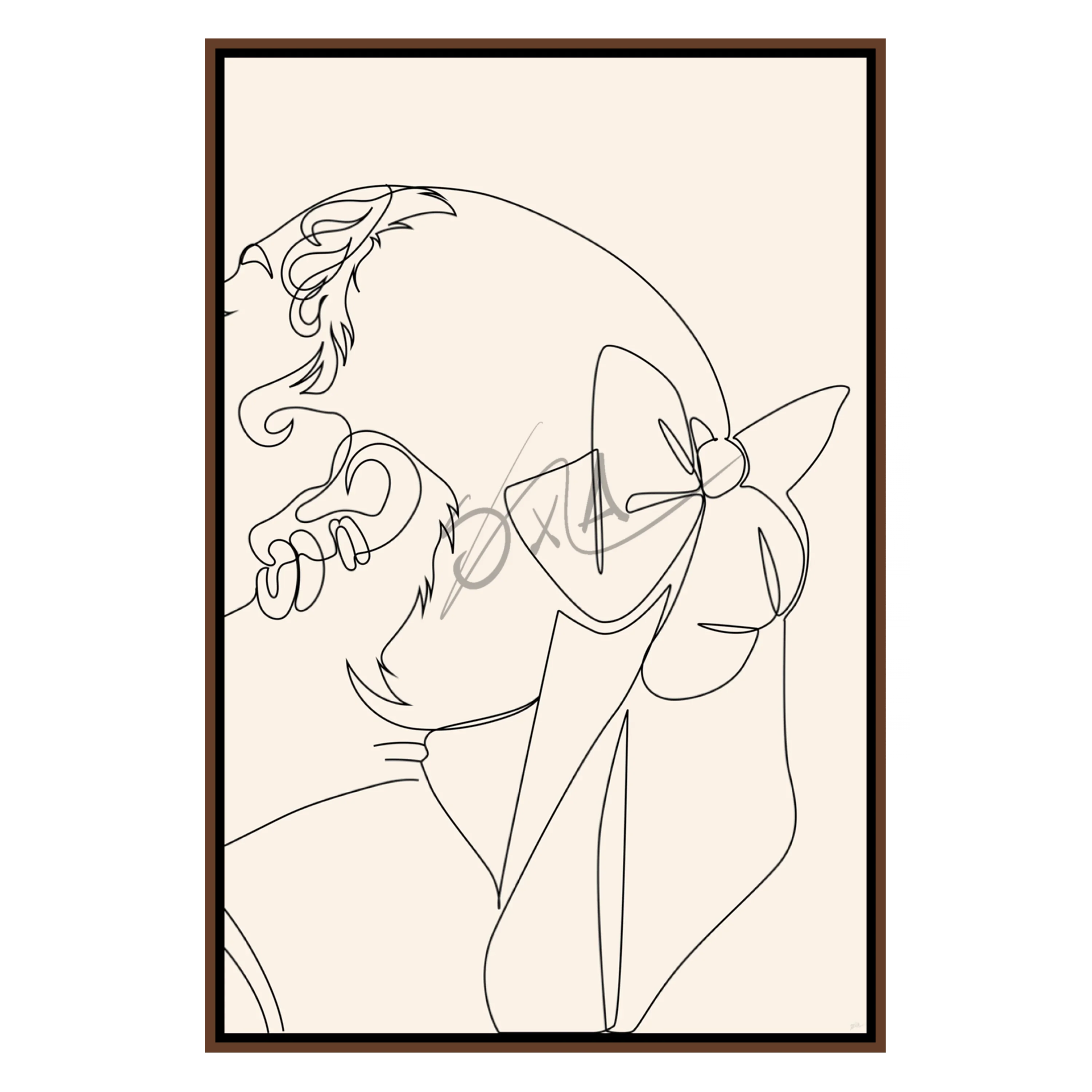 Graceful & Serene Lineart (Smard X Anaya)