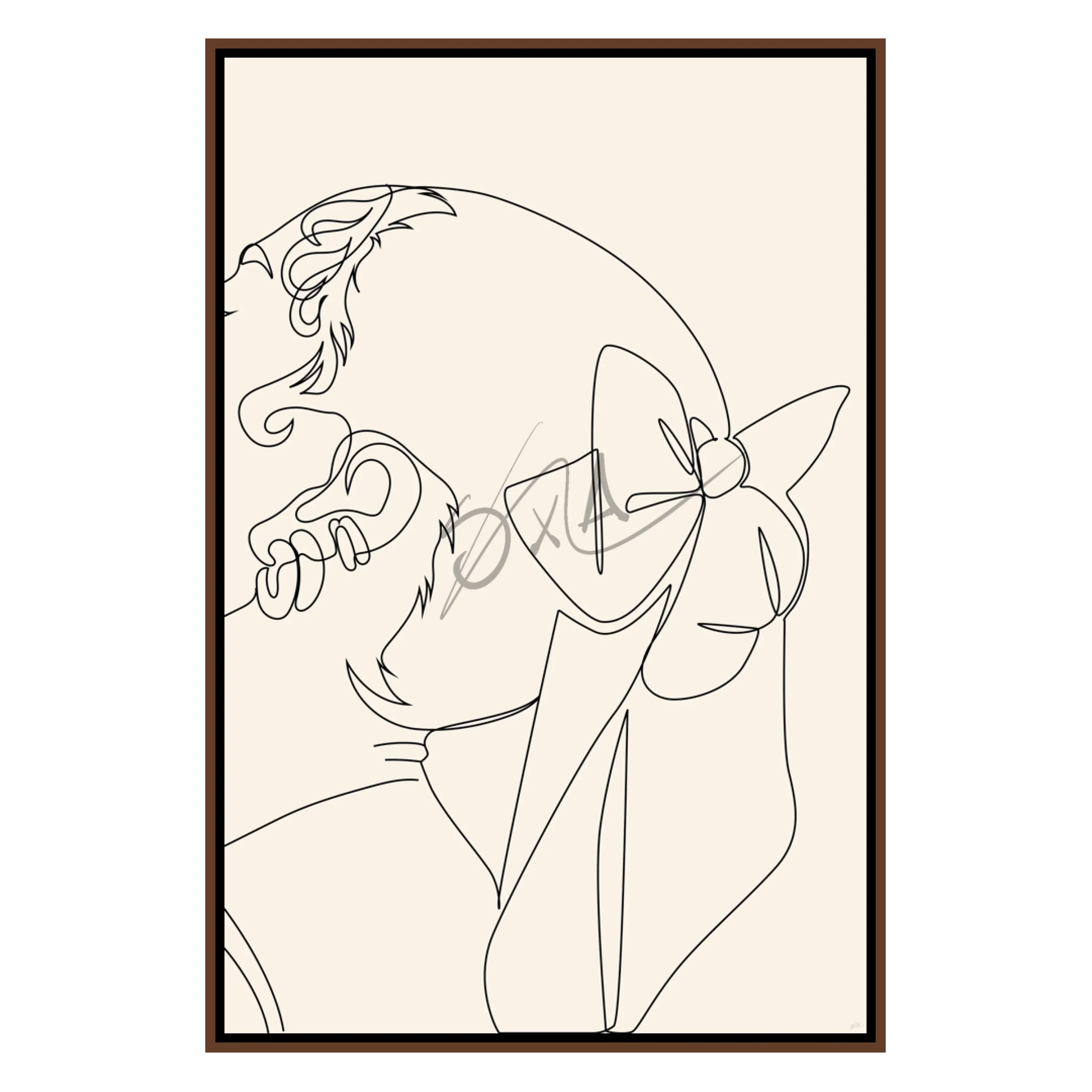 Graceful & Serene Lineart (Smard X Anaya)-Smard