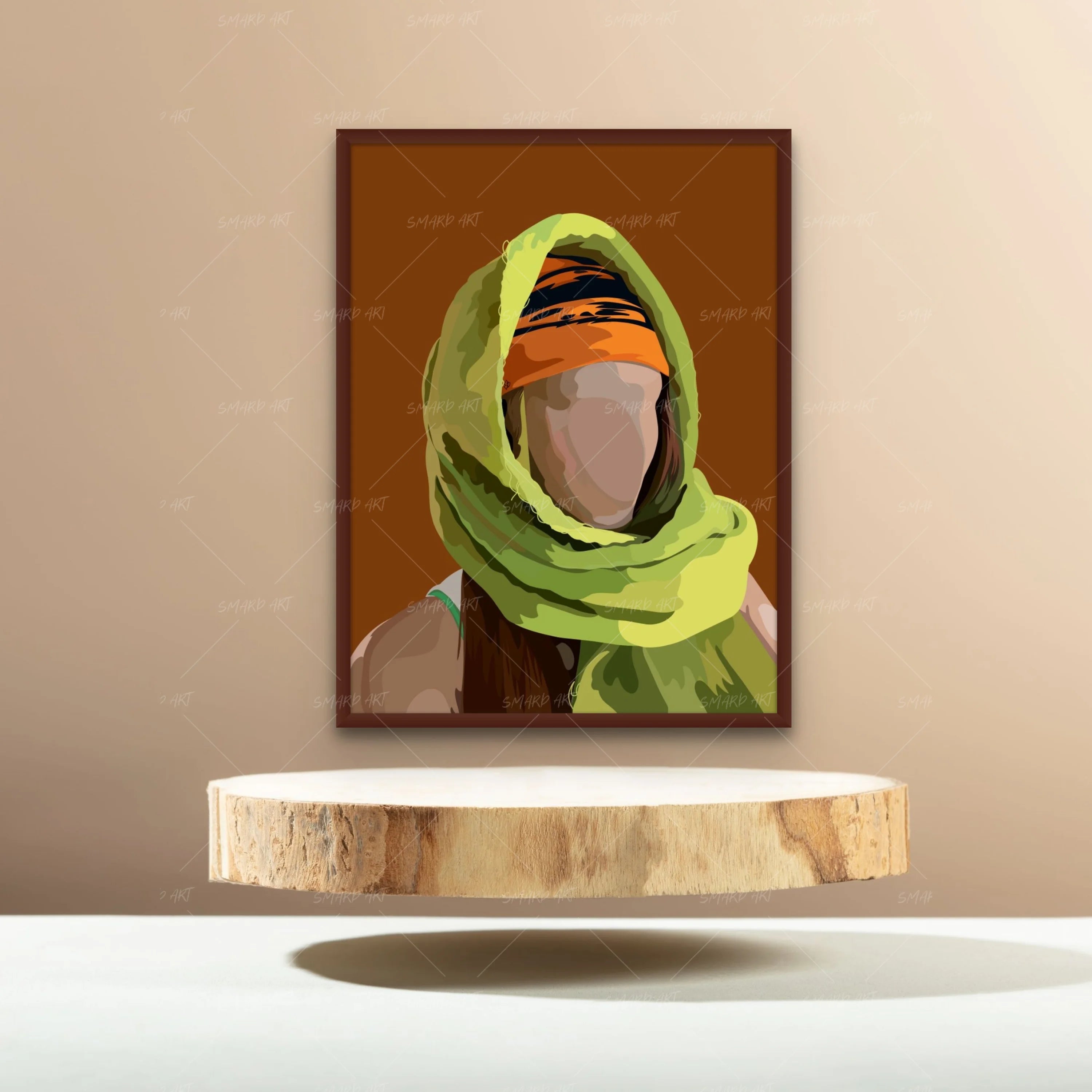 Green Scarf-Smard