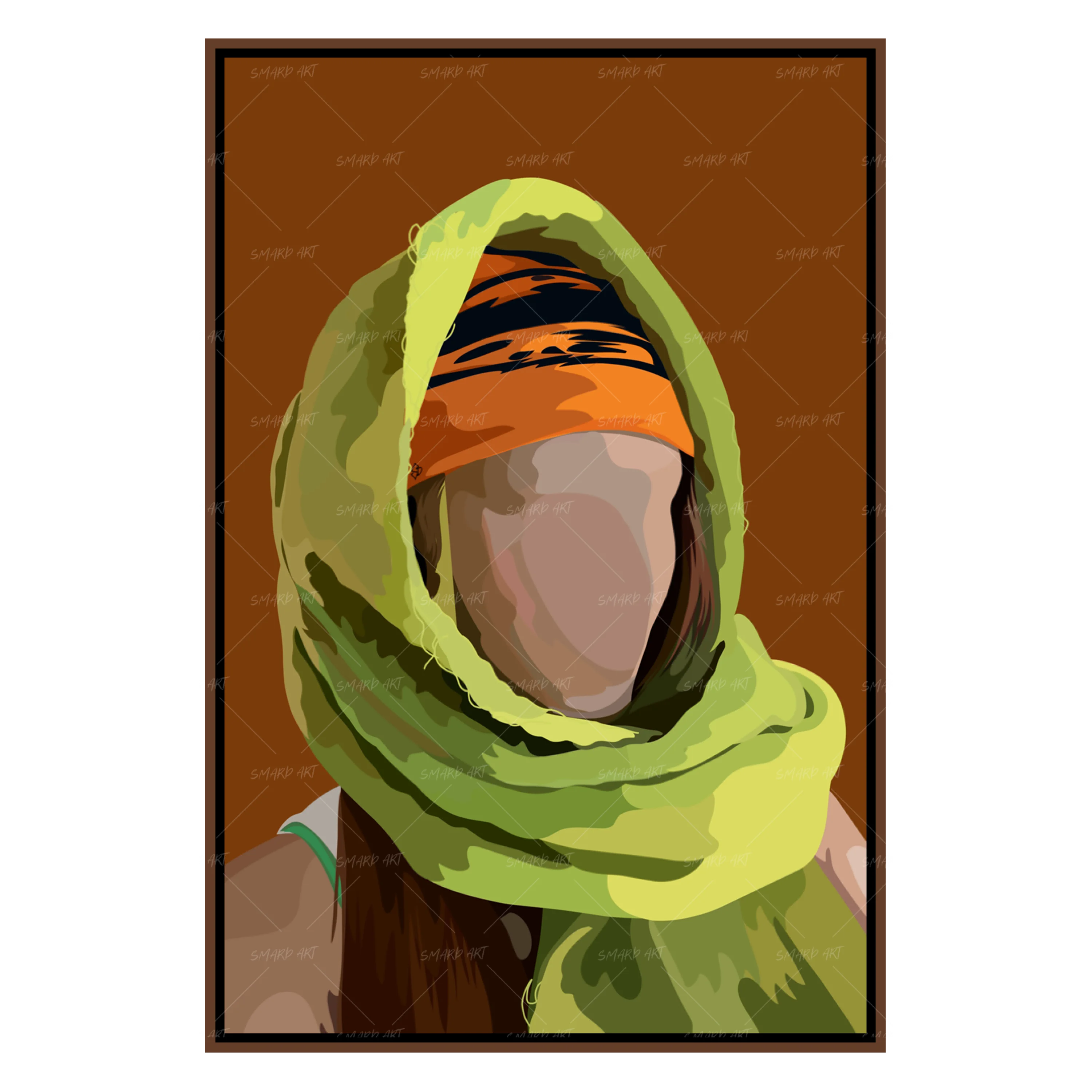 Green Scarf-Smard