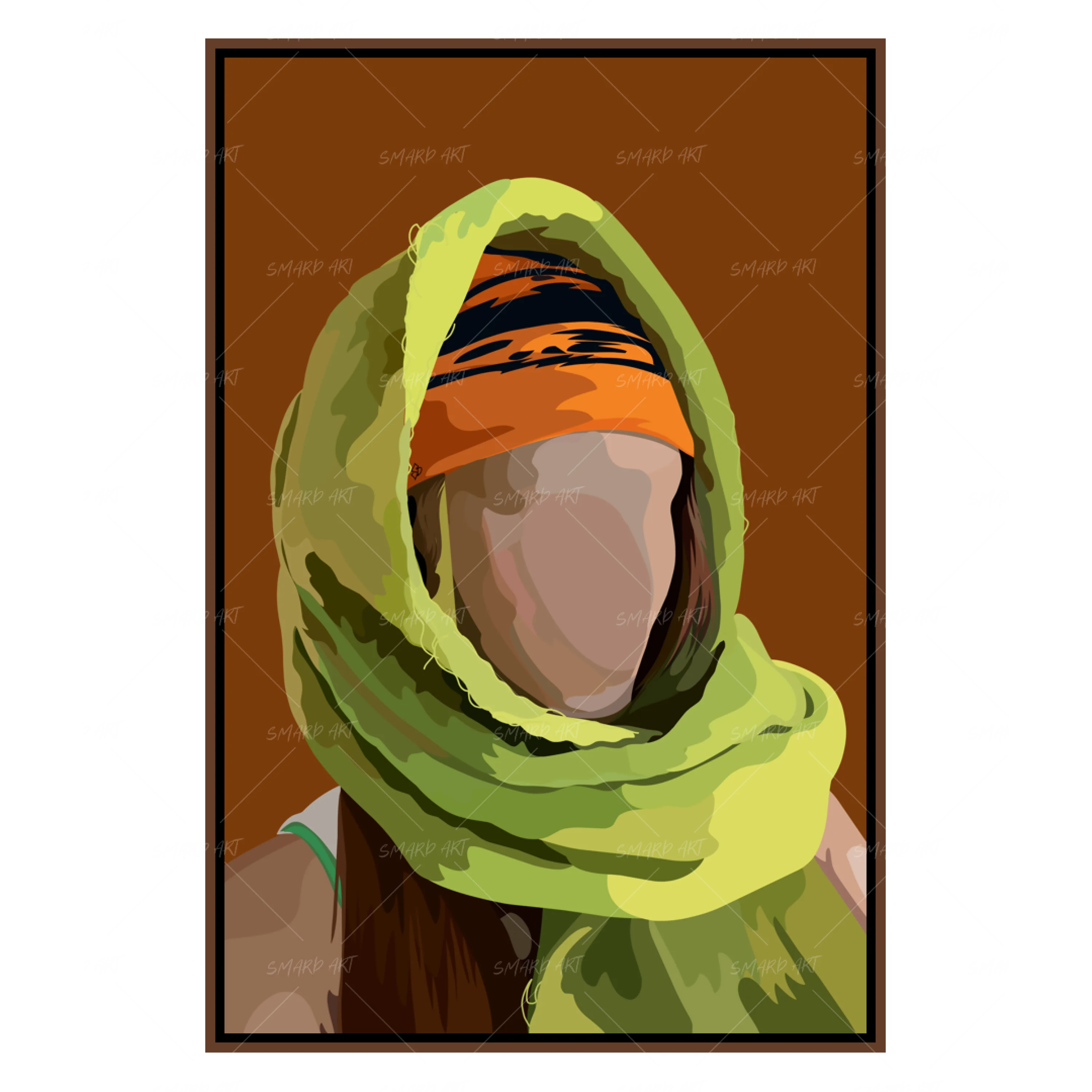 Green Scarf-Smard