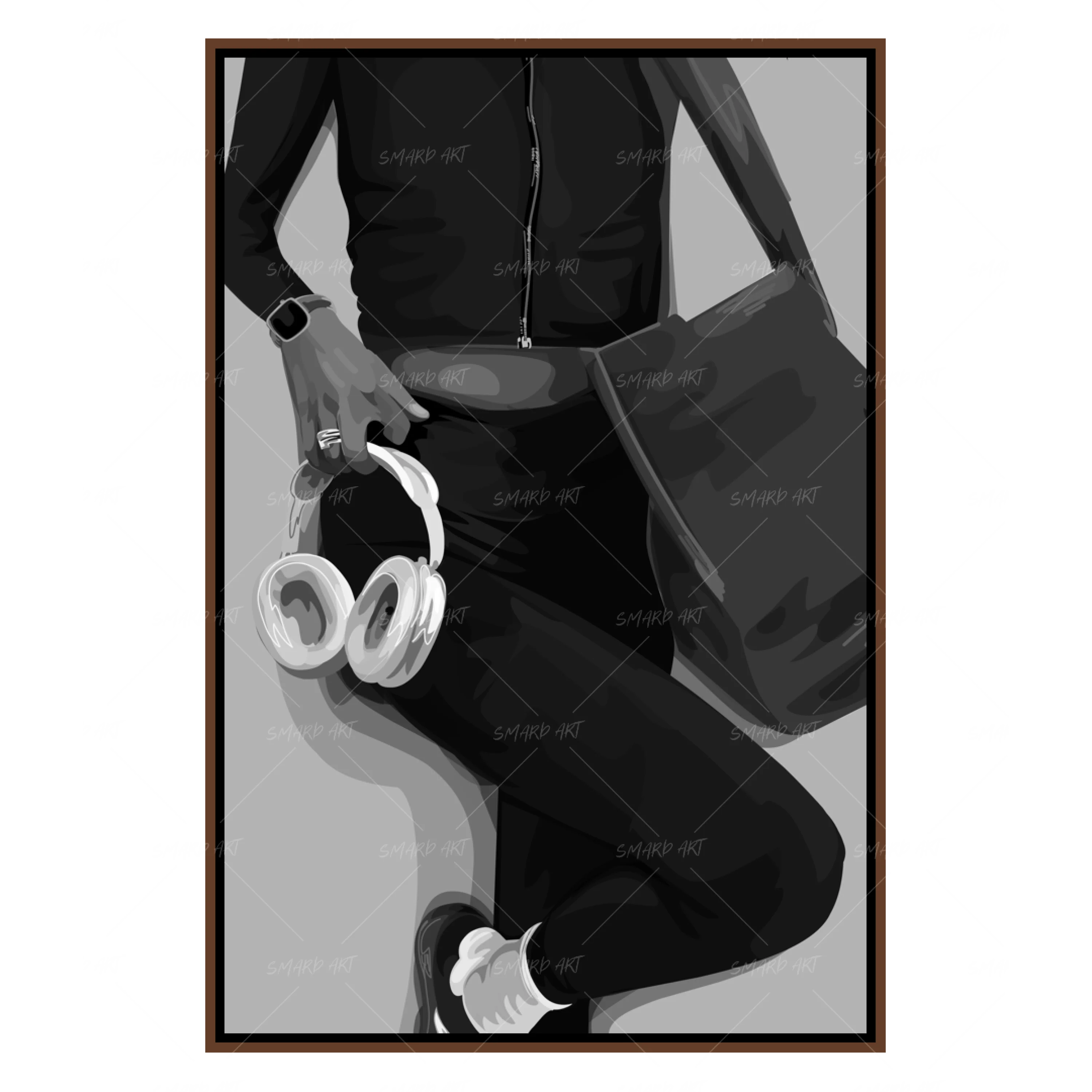 Gym Essentials B&W-Smard