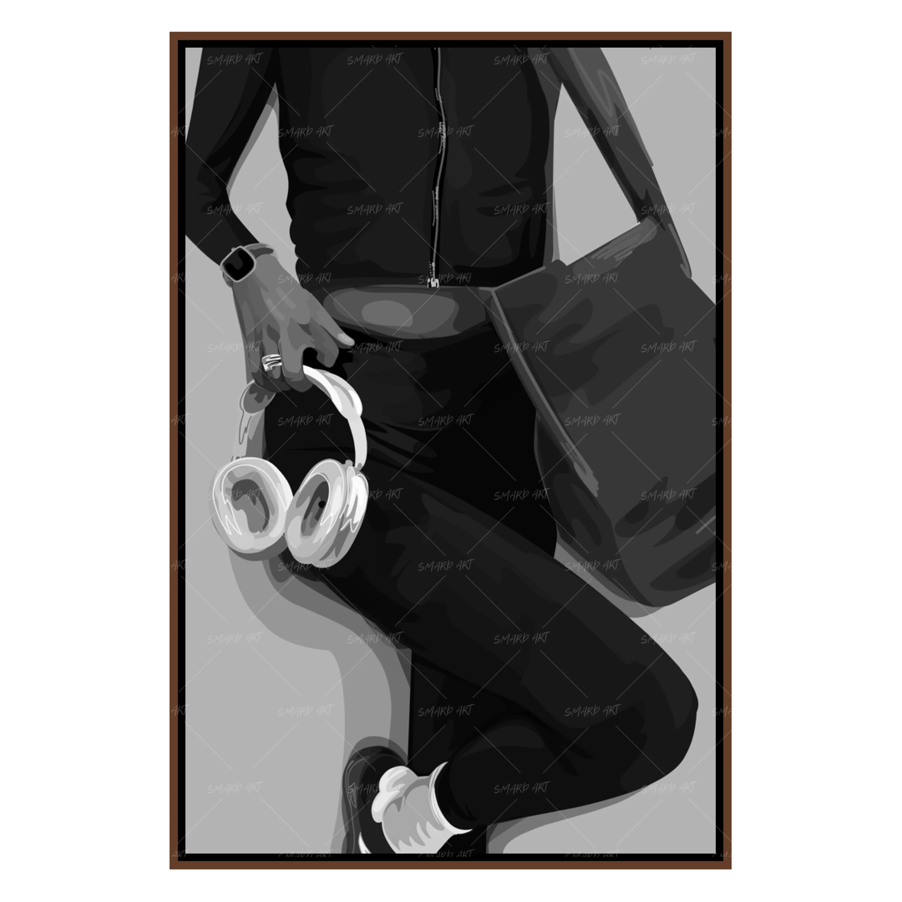 Gym Essentials B&W-Smard