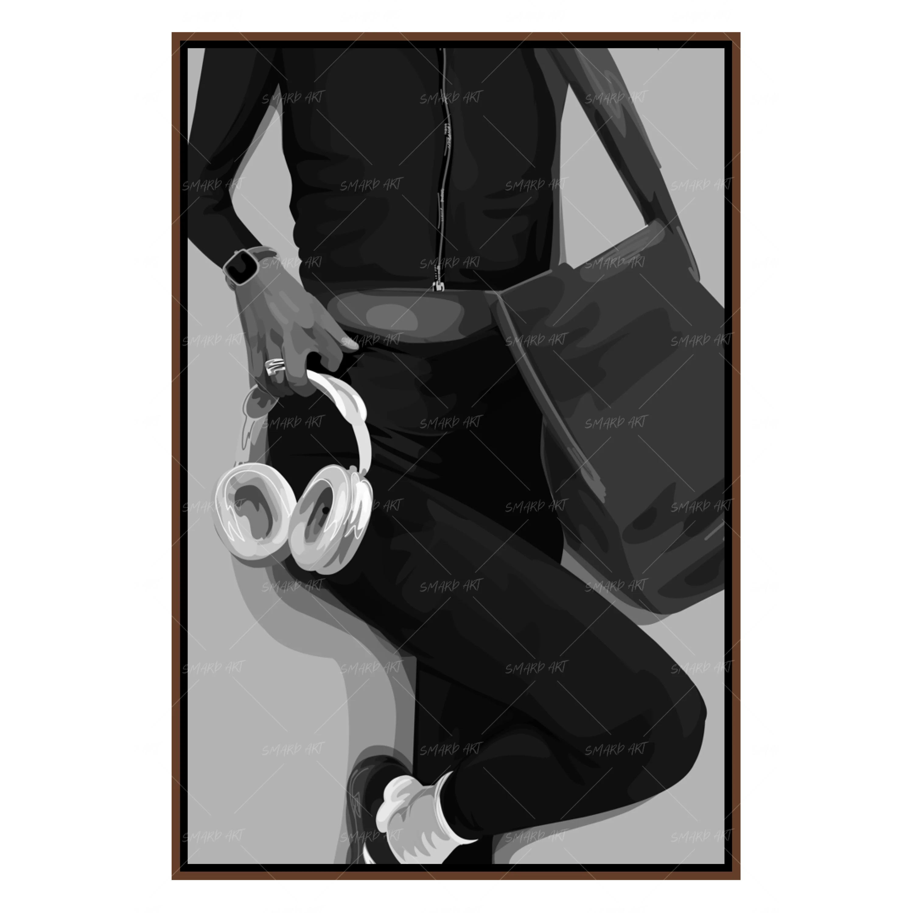 Gym Essentials B&W-Smard