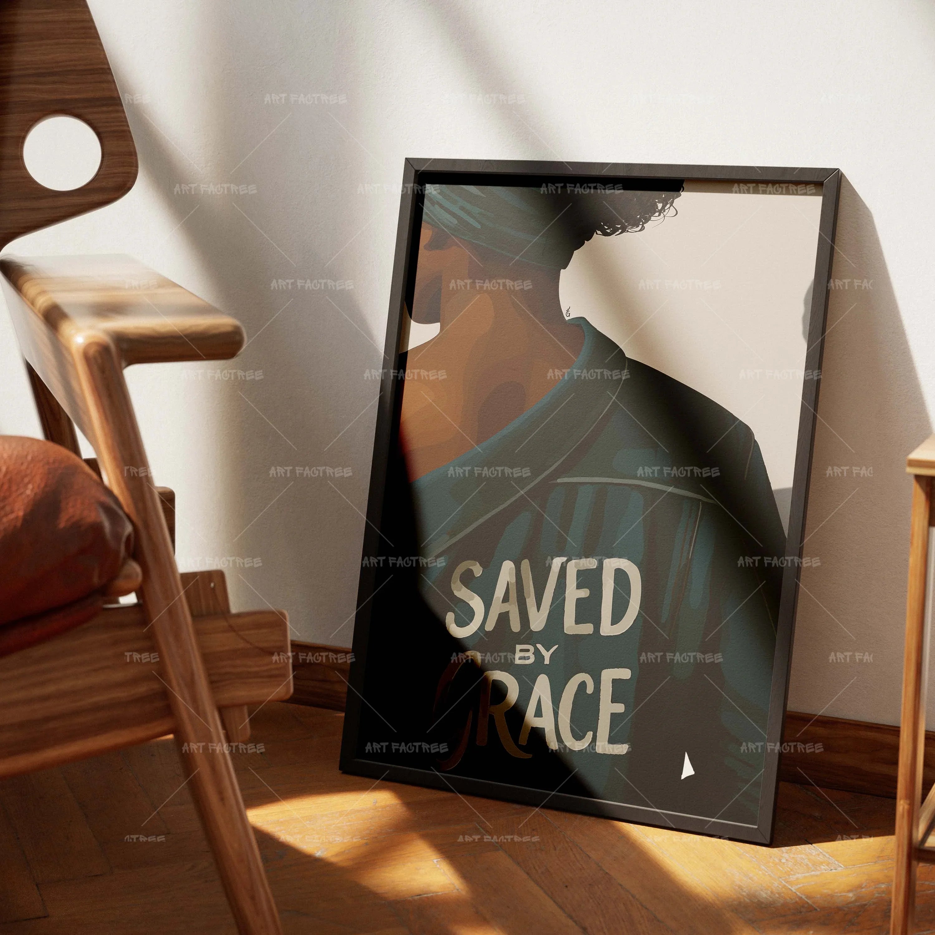 Headwrap & Grace (Smard X Anaya)-wall art print featuring decorative artistic design suitable for living rooms, offices, and schools by SmardArt. Elevate your space with Black wall art that speaks to culture, identity, and creativity. At Smard, we celebrate artistry made with melanin, bringing powerful and inspiring designs to life.