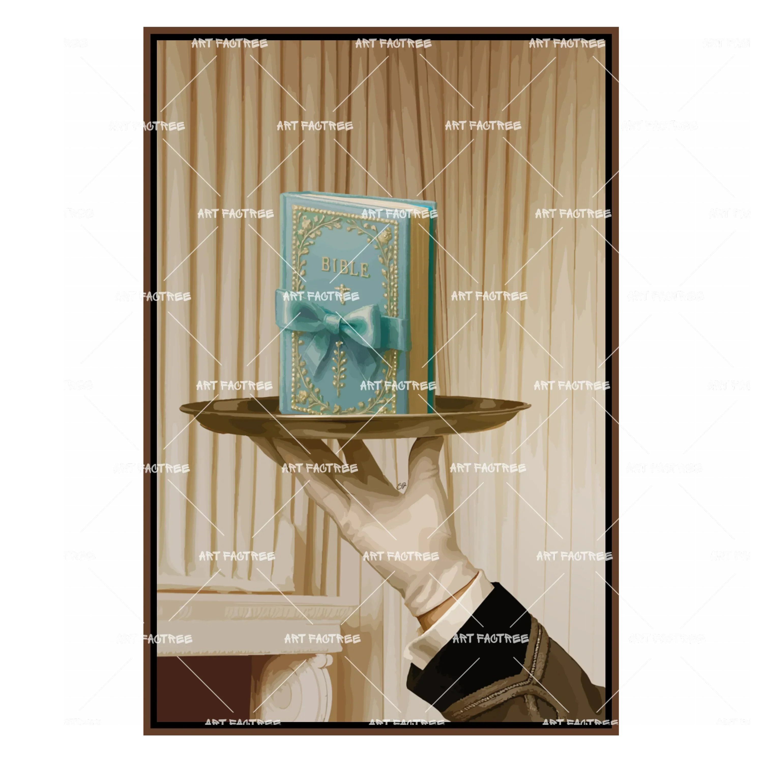 Holy Remedy (Smard X Anaya)-wall art print featuring decorative artistic design suitable for living rooms, offices, and schools by SmardArt. Elevate your space with Black wall art that speaks to culture, identity, and creativity. At Smard, we celebrate artistry made with melanin, bringing powerful and inspiring designs to life.