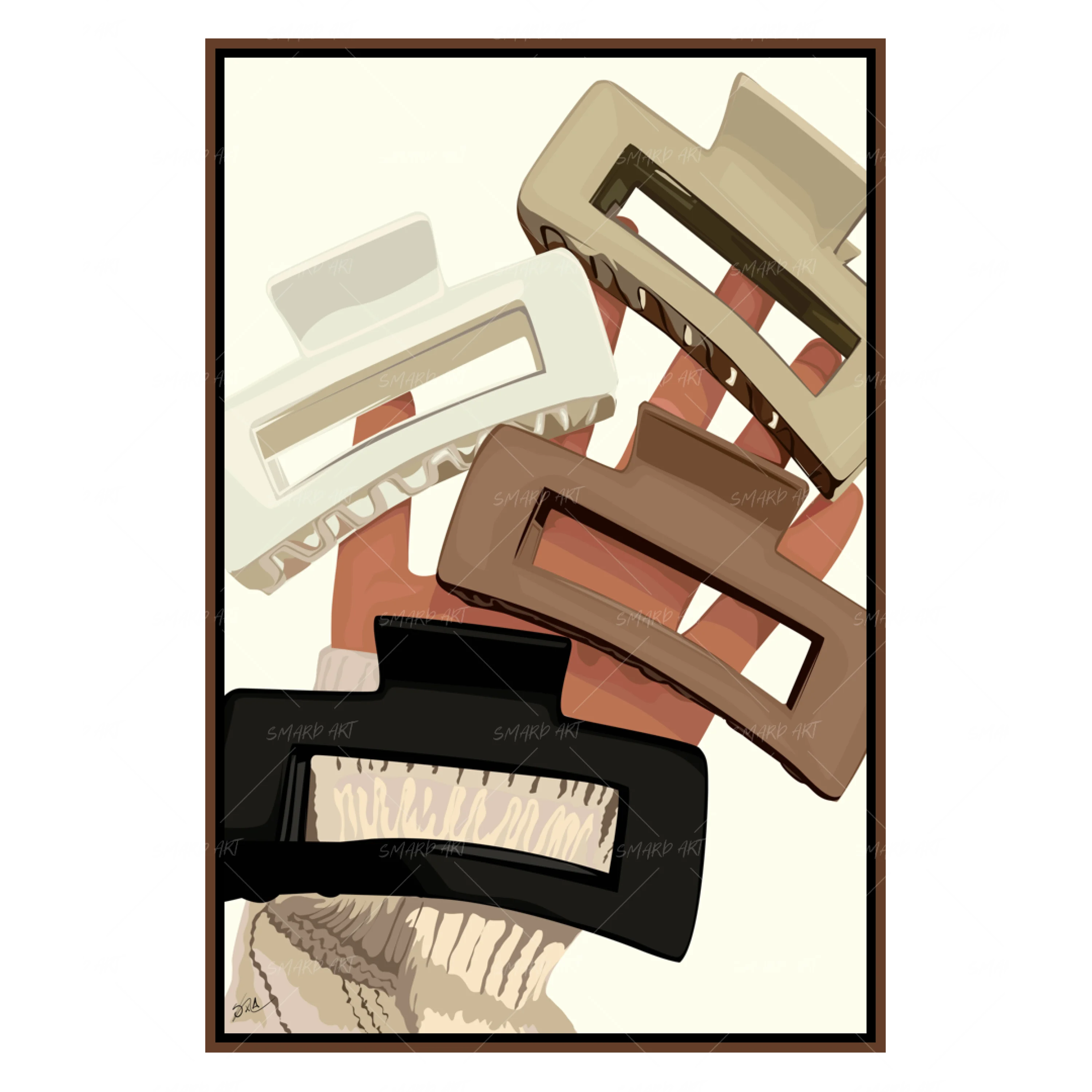Hairclips Hand (Smard X Anaya)-Smard