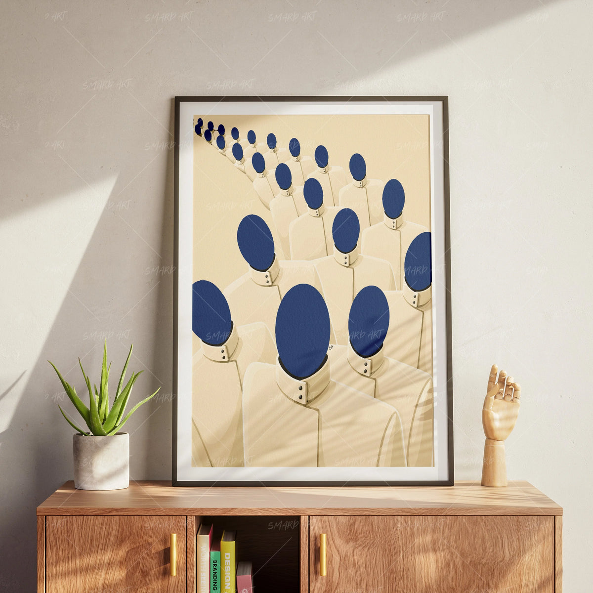 Hoard in Queue-wall art print featuring decorative artistic design suitable for living rooms, offices, and schools by SmardArt. Elevate your space with Black wall art that speaks to culture, identity, and creativity. At Smard, we celebrate artistry made with melanin, bringing powerful and inspiring designs to life.