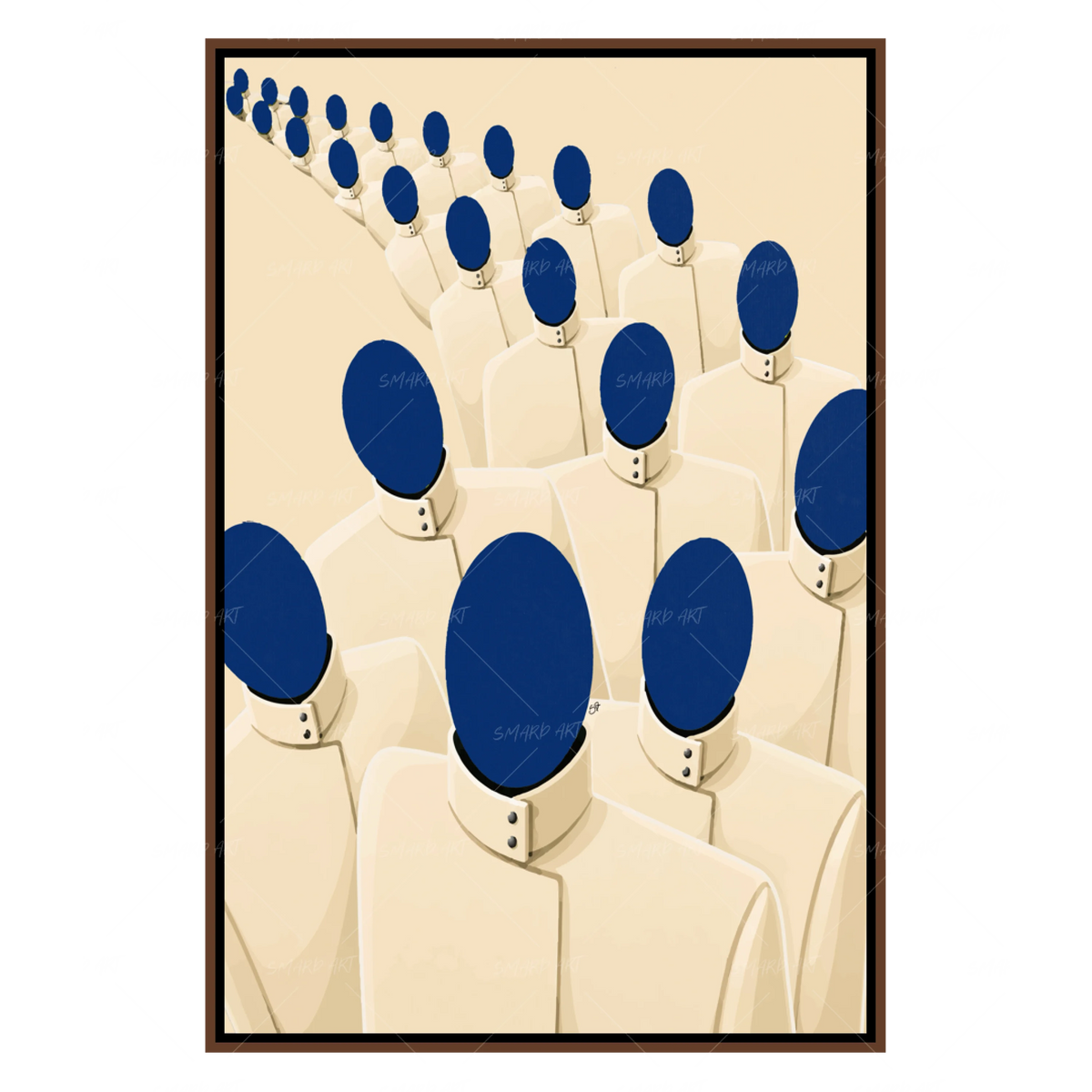 Hoard in Queue-wall art print featuring decorative artistic design suitable for living rooms, offices, and schools by SmardArt. Elevate your space with Black wall art that speaks to culture, identity, and creativity. At Smard, we celebrate artistry made with melanin, bringing powerful and inspiring designs to life.