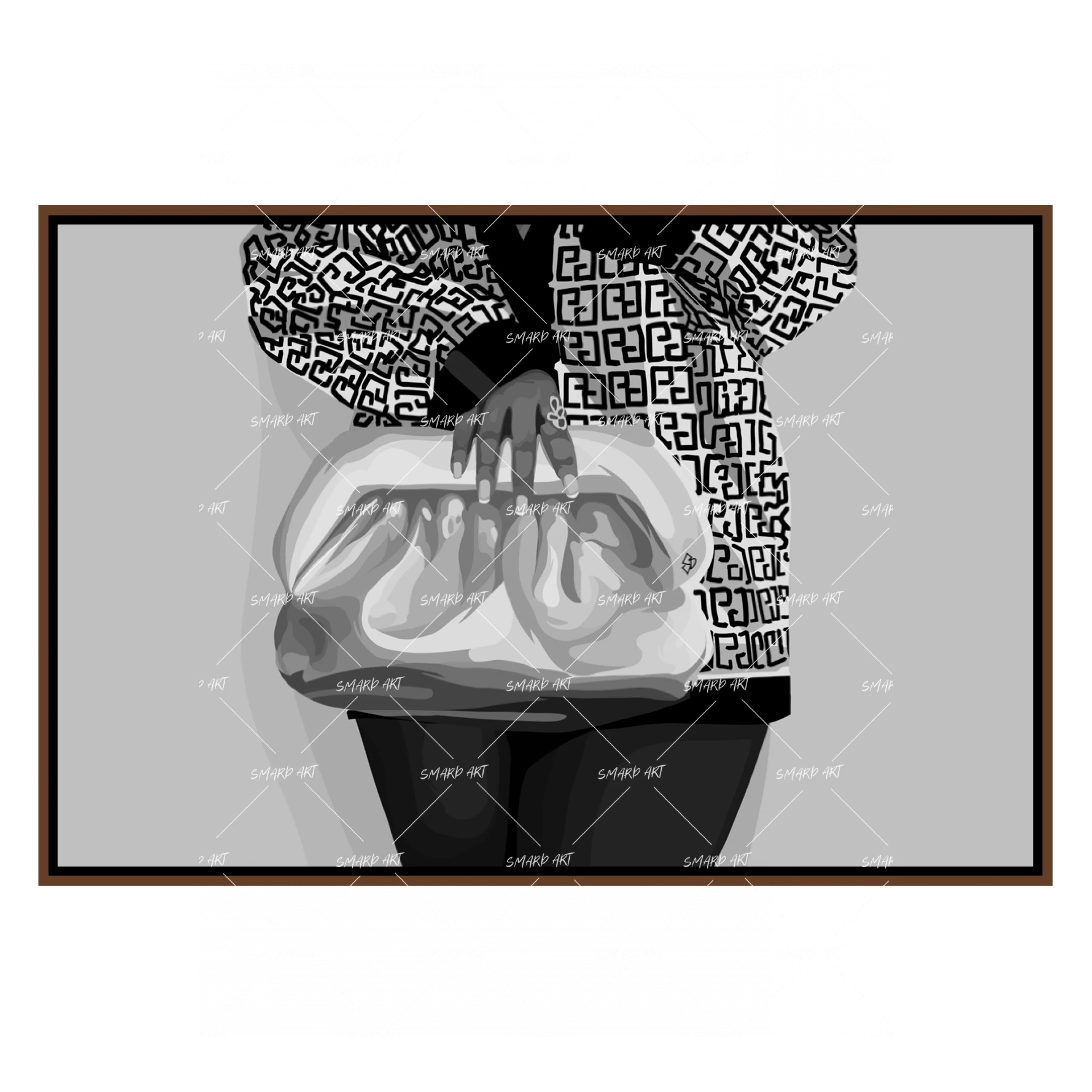 Hold My Purse B&W-Smard