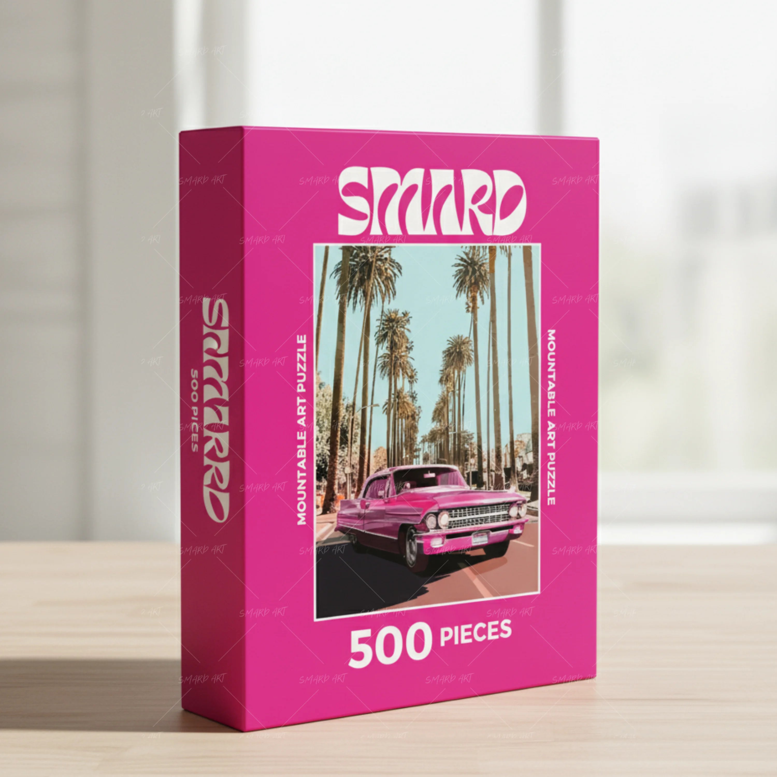 Cali Cruisin' Pink Puzzle